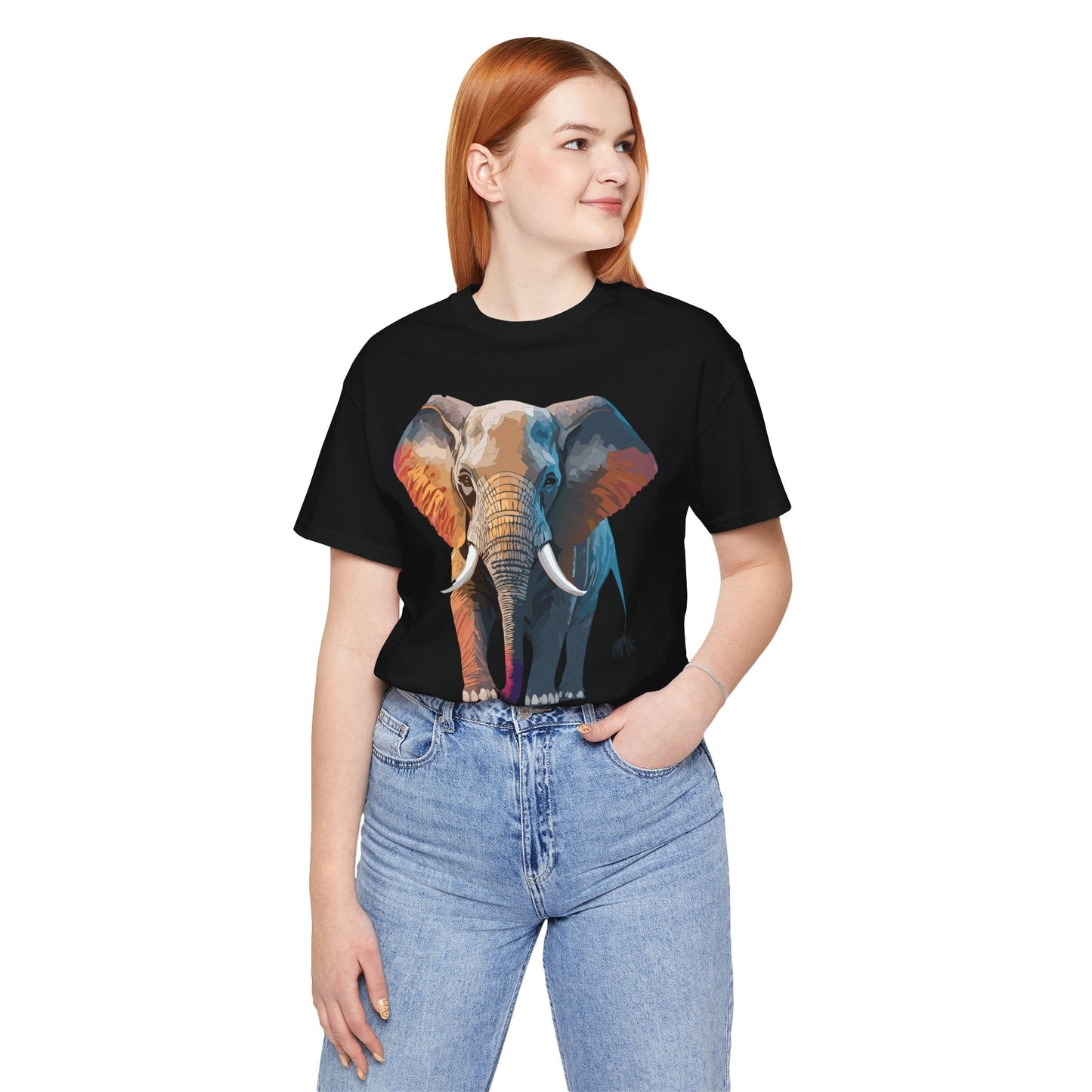 Unisex Animal Shirt With Animals Art Design Graphic Tee Short Sleeve Wild Animals