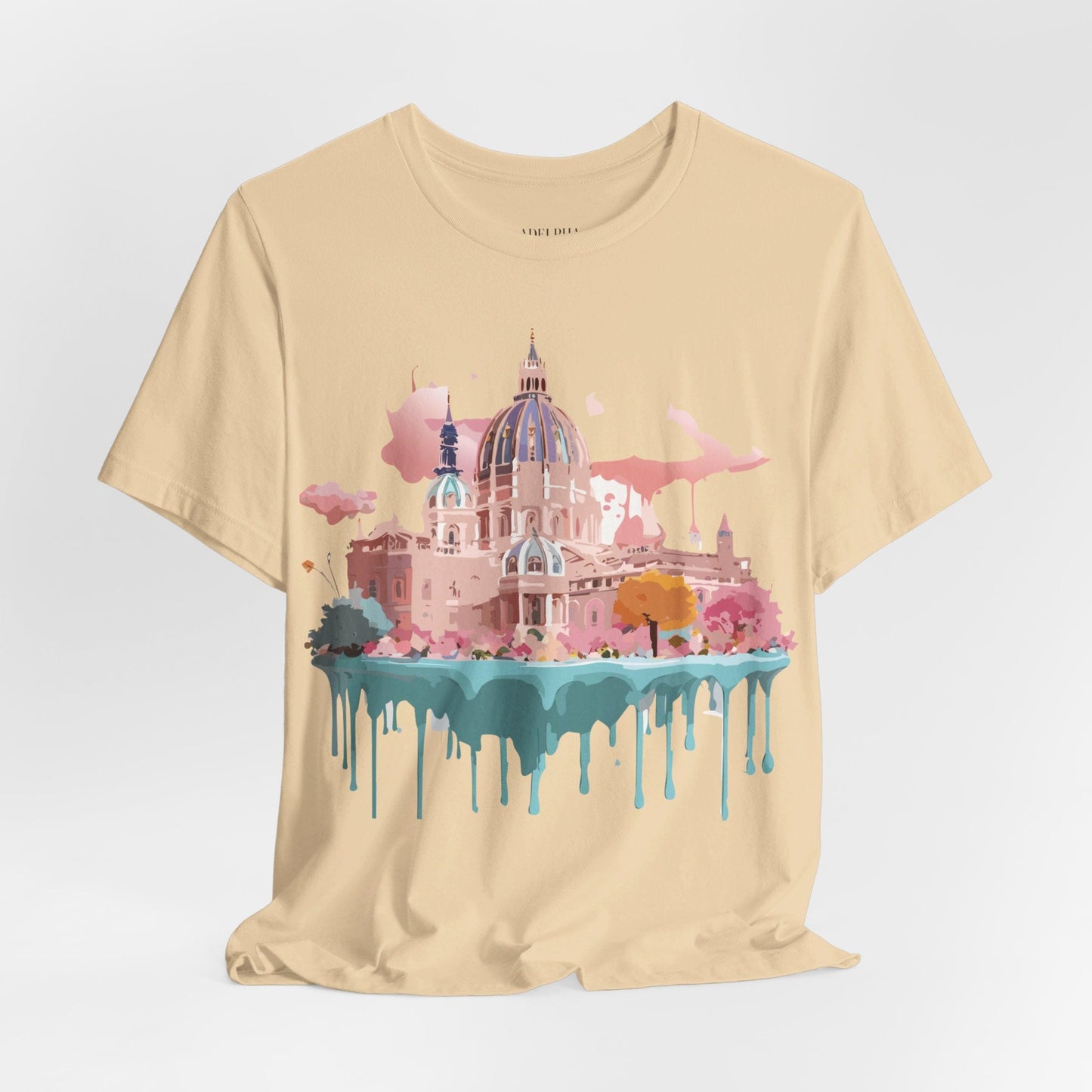 Vienna Graphic Tee Unisex Short Sleeve Vintage Inspired Art Design