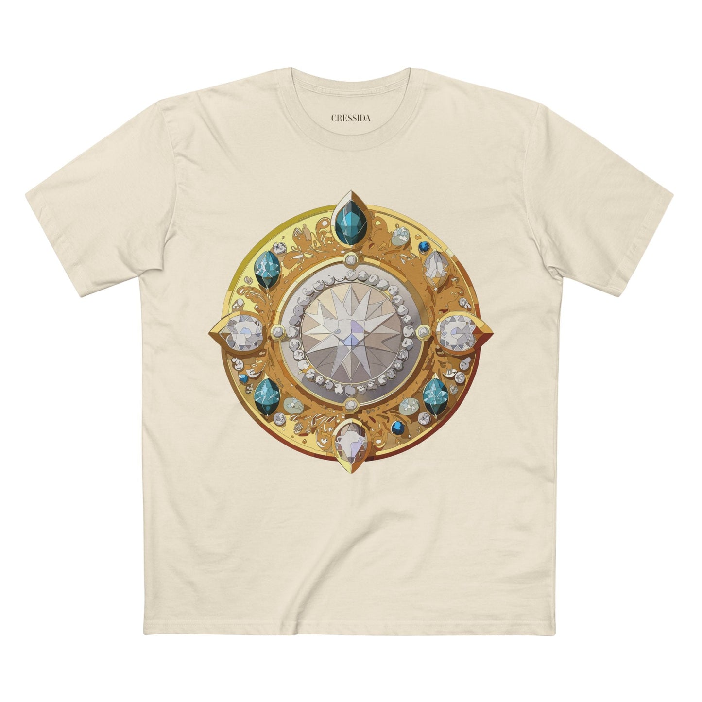 Medallion Graphic T-Shirt Unisex 100 Cotton With Gold Art Design Medal Tee 11