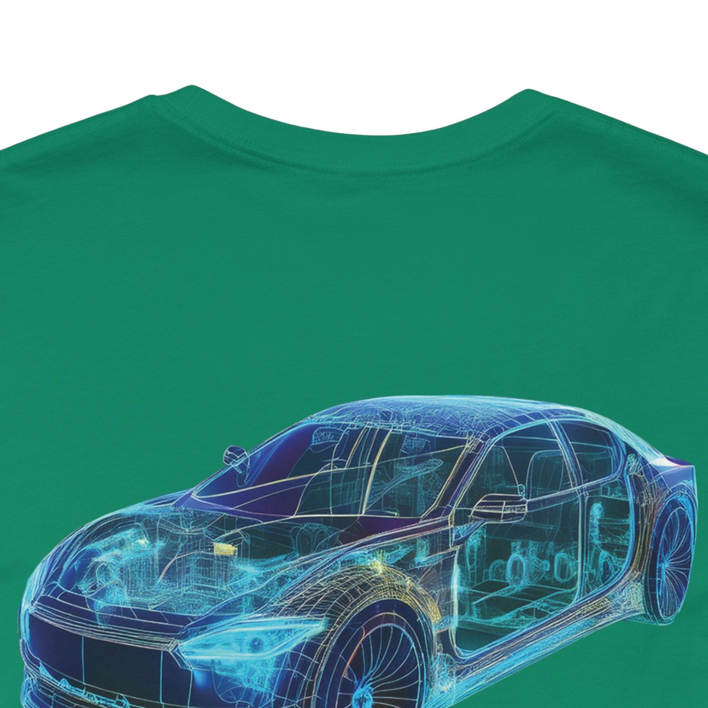 Car Graphic Tee Shirt For Auto Lovers 100 Percent Cotton Made In USA Eco Friendly Ink