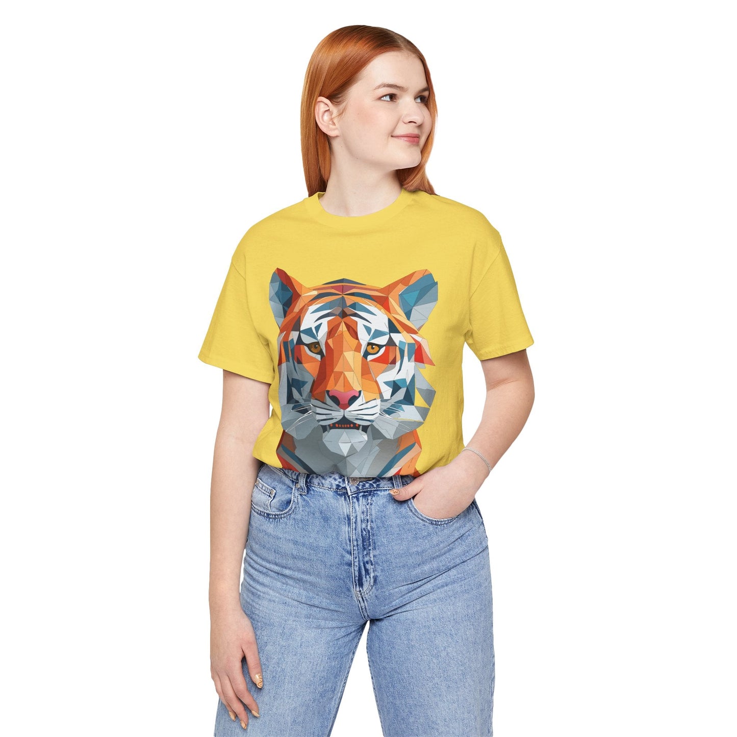 Unisex Animal Shirt With Art Design And Wildlife Theme Short Sleeve Tee For Everyday Wear