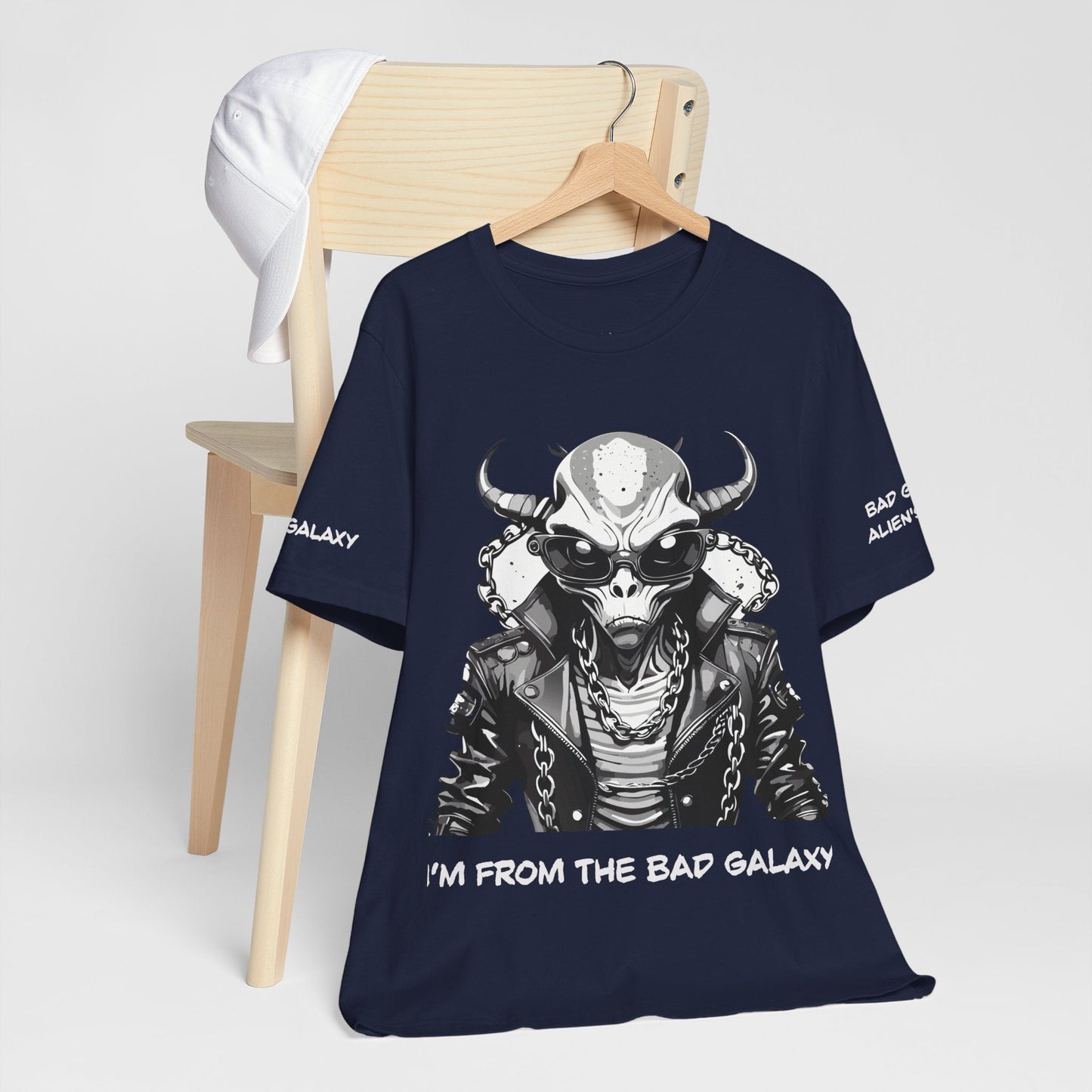 Alien Tee Shirt From Bad Galaxy 100 Cotton Made To Order With Eco Friendly Inks Free Shipping