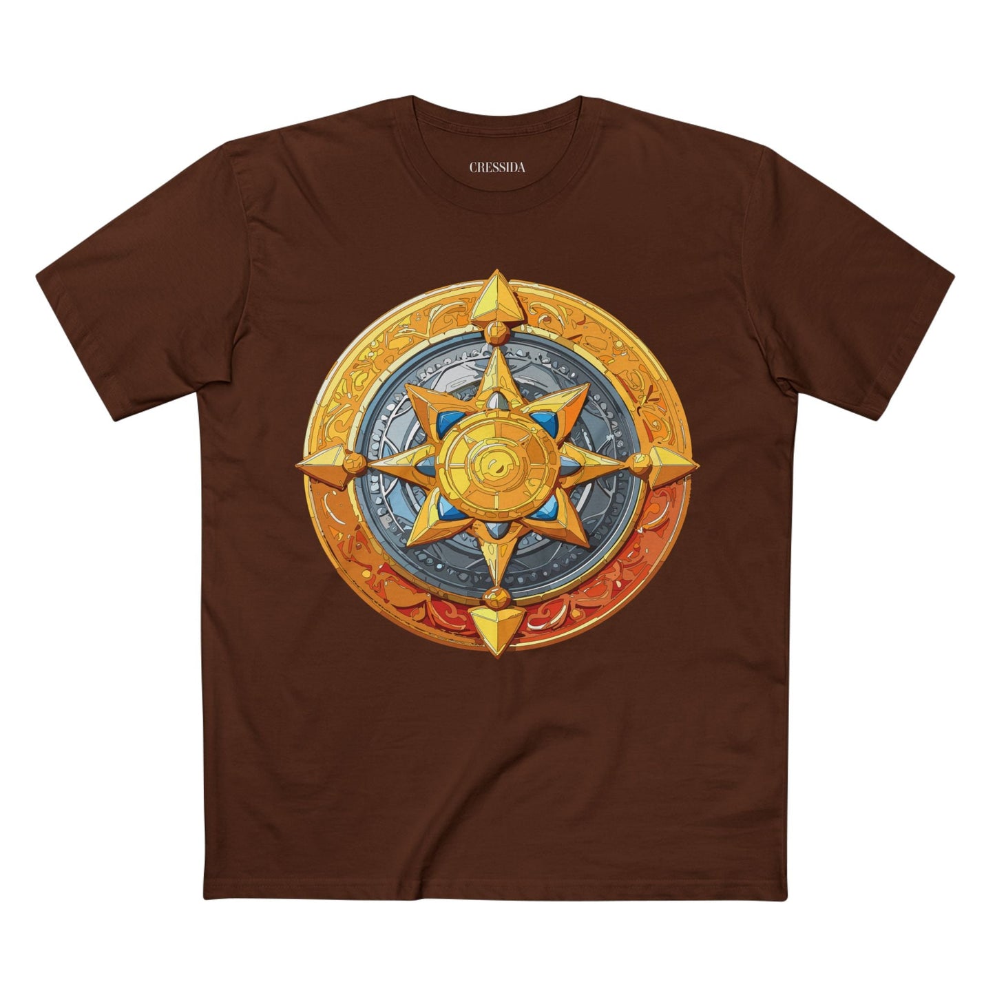 Antique Gold Coin Graphic Design T-Shirt Unisex 100 Cotton With Golden Print Artwork Tee 3