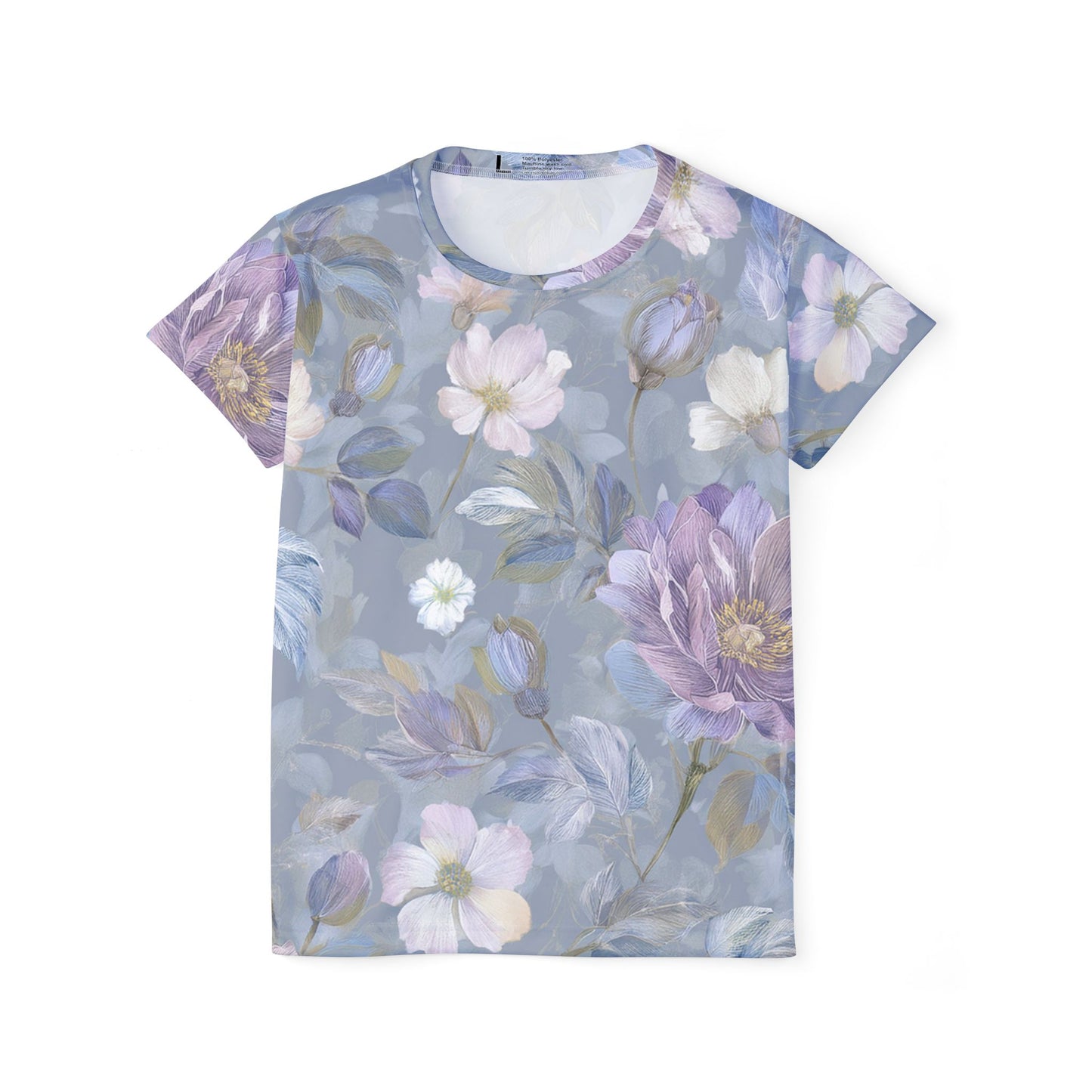 Women Poly Shirt with Floral Print F293