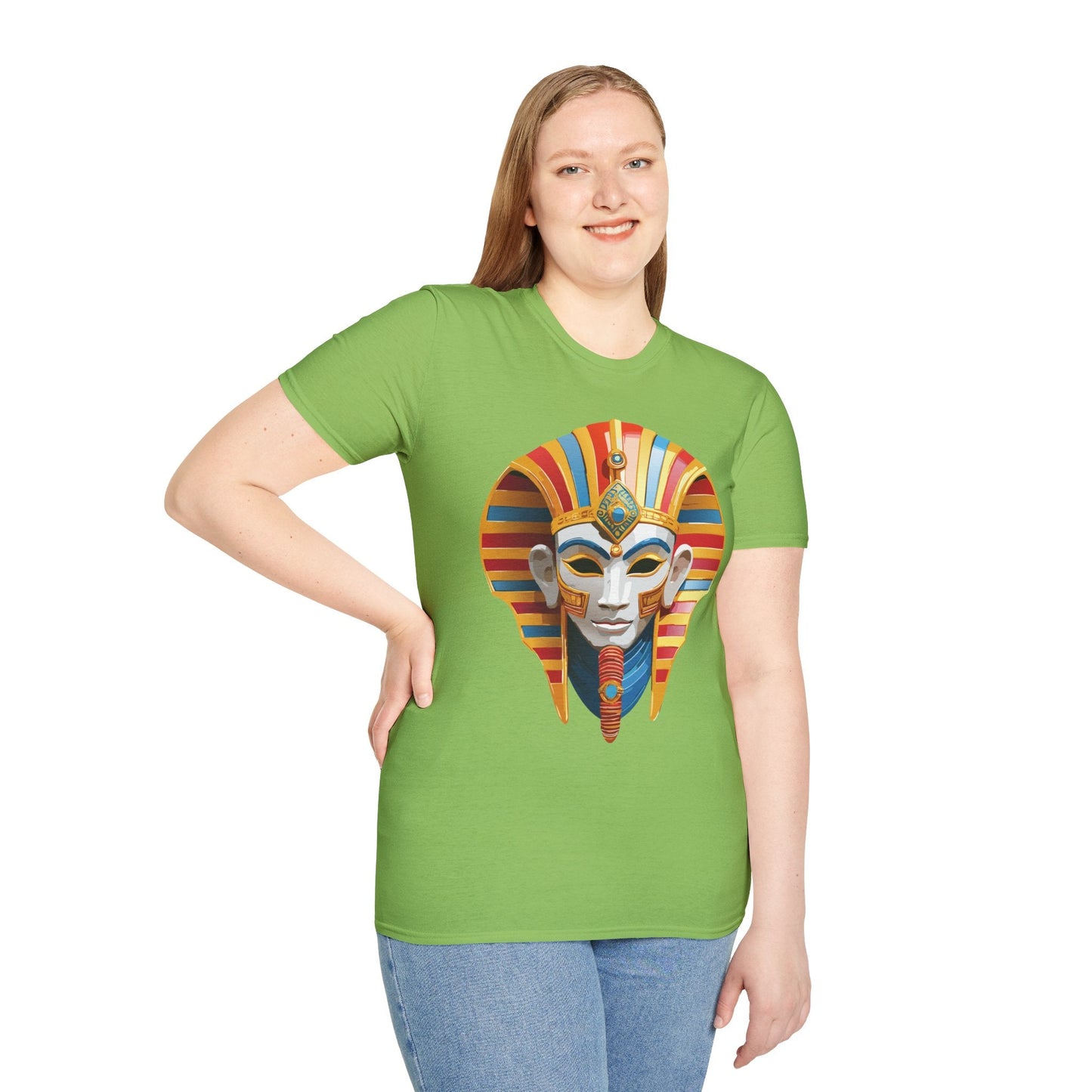Mask Tee Shirt Unisex Art Design Masquerade Tee Gildan Softstyle 64000 Lightweight Cotton