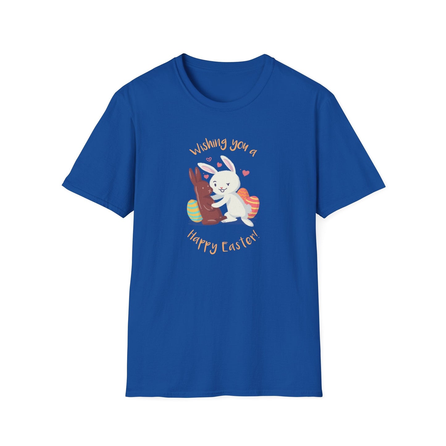 Easter Bunny T Shirt With Easter Signature And Prints Unisex Tee Design For All Occasions