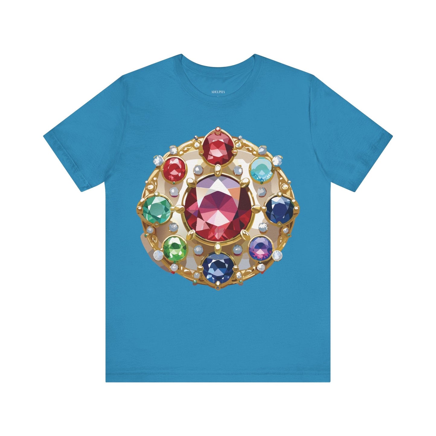 Adelpha Graphic T Shirt Unisex Vintage Artwork Tee Jewelry Design Short Sleeve Art Print