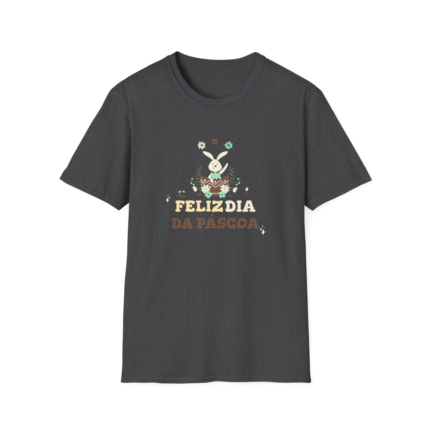 Easter Day T Shirt Unisex Softstyle Tee With Easter Design Print Gildan 64000 Comfort Fit
