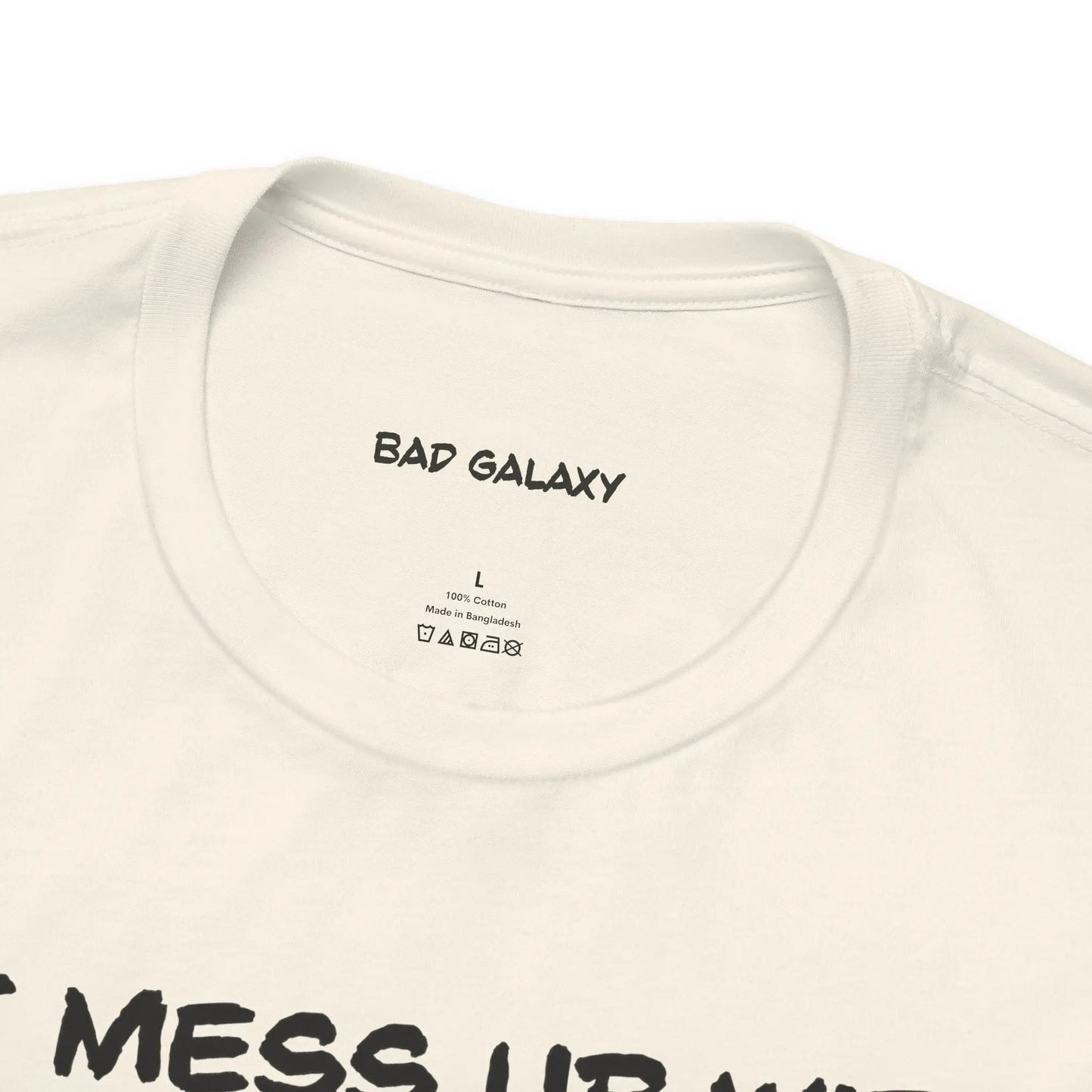 Bad Galaxy Animal T Shirt Made To Order 100 Percent Cotton Tee With Eco Friendly Inks Designed In US