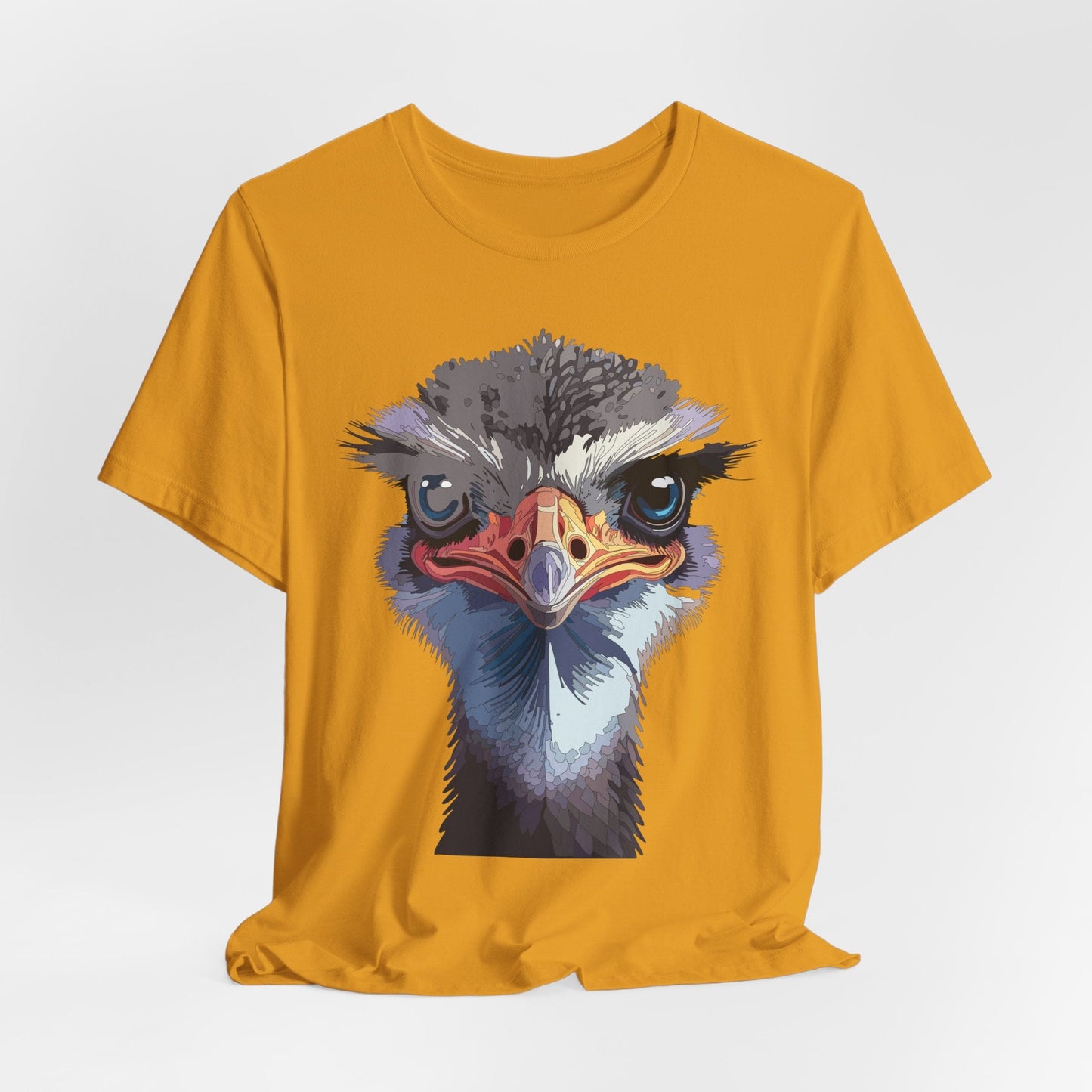 Unisex Animal Tee Shirt With Art Design Wild Animals Shirt Gildan Softstyle 64000