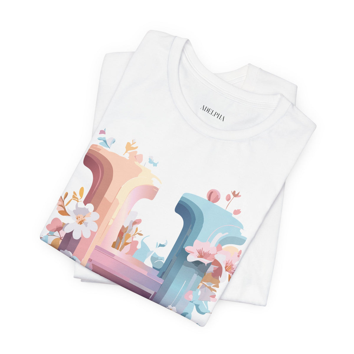 Letter H Graphic Unisex Cotton Bella+Canvas Tee with Art Letter Design
