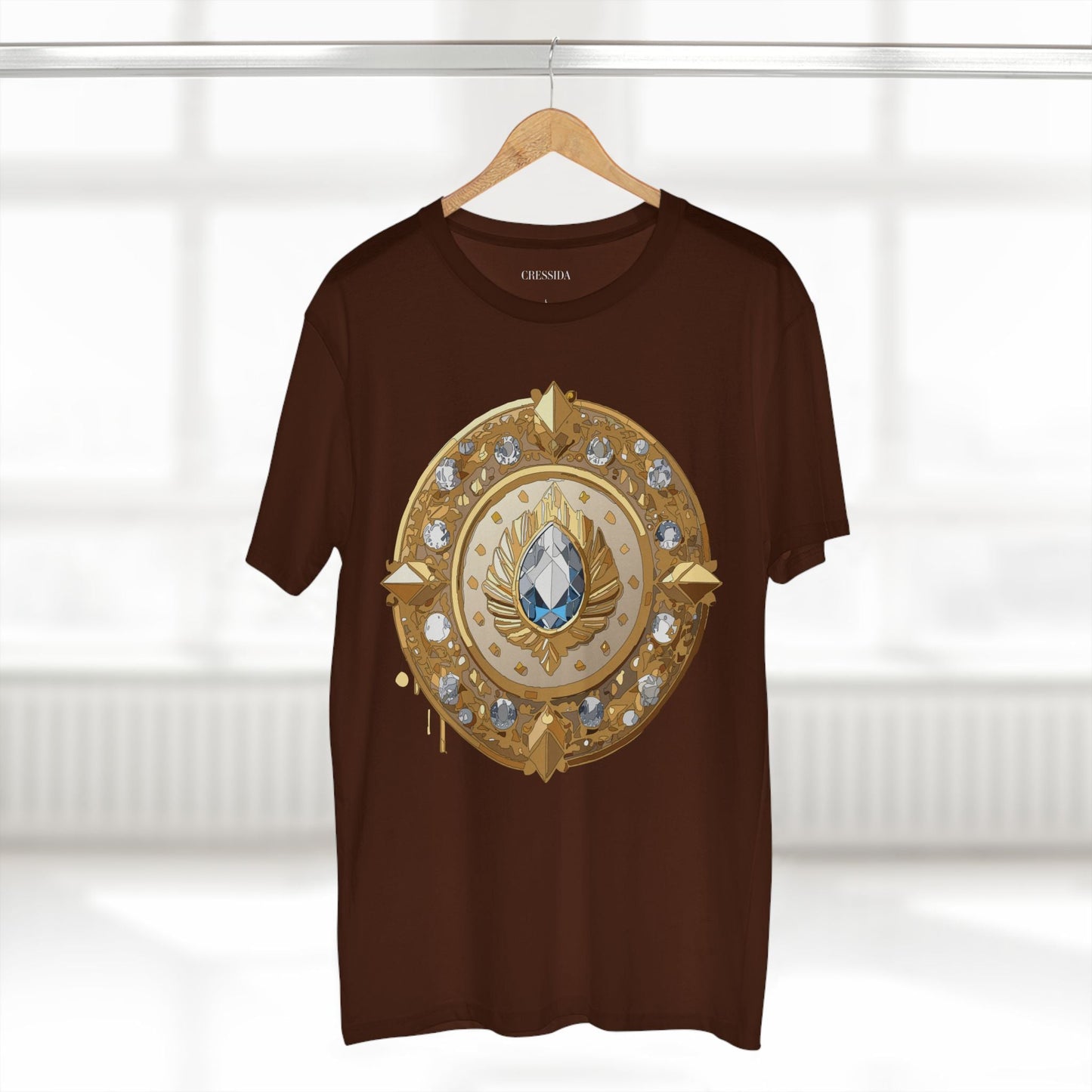 Medallion Graphic T-Shirt Unisex 100 Cotton With Gold Art Design Medal Tee 26