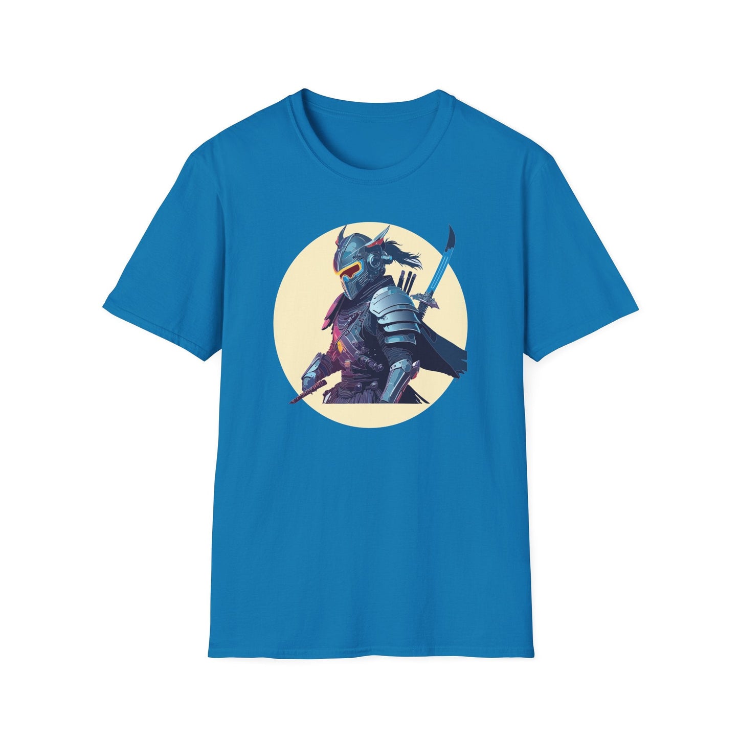 Samurai Shirt Unisex Softstyle Short Sleeve T Shirt Gildan 64000 Breathable Comfort Wear