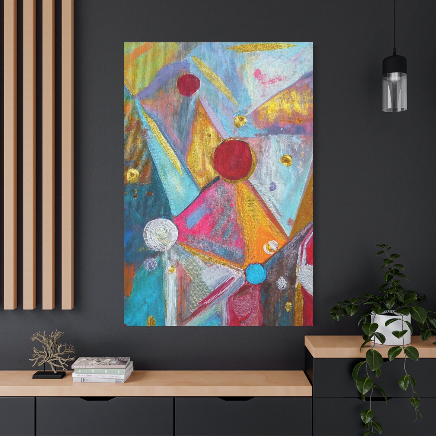 Abstract Oil Painting Print Canvas 20x24,20x30,24x30 24x32,24x36,30x40 32x48,36x48,40x60 Pine-Wood Inner Frame ABS-173