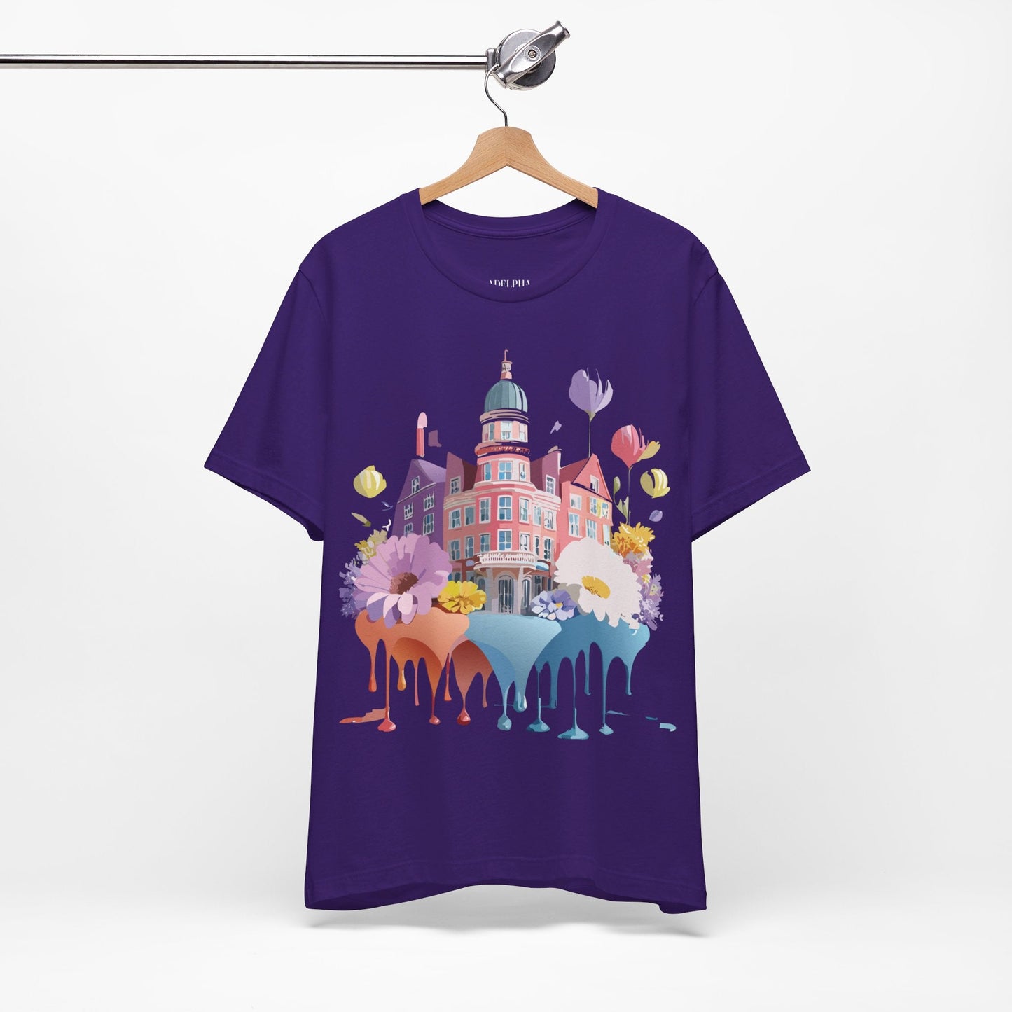 Amsterdam Tourist Shirt Unisex Graphic Tee With Vintage Adelpha Artwork For Everyday Wear