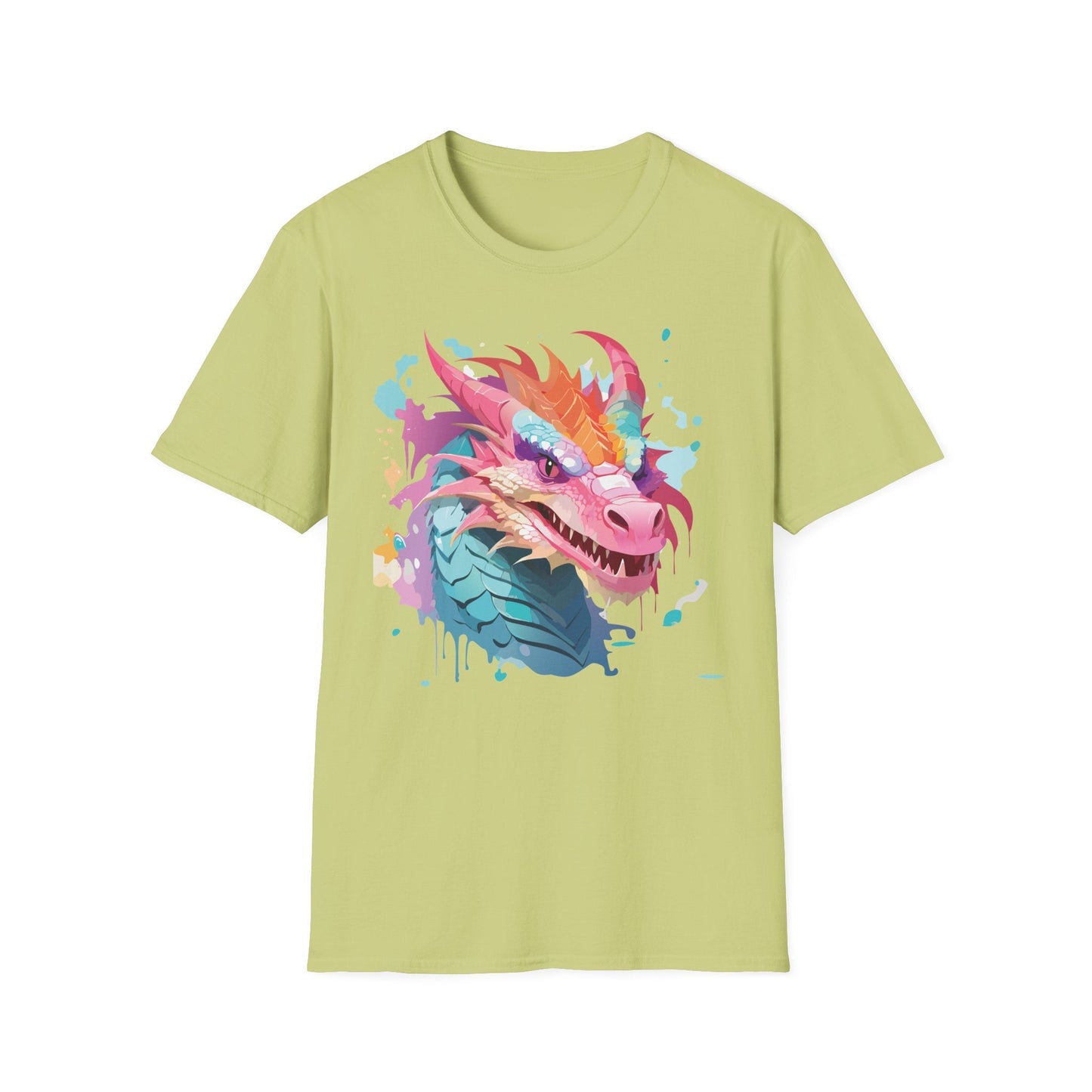 Dragon T Shirt Unisex Dragon Graphic Tee Softstyle 64000 Lightweight Comfort Durable Breathable