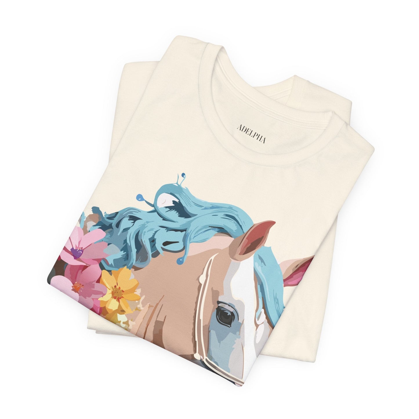 Horse Graphic Unisex 100 Cotton Vintage Animal Art T-Shirt 17