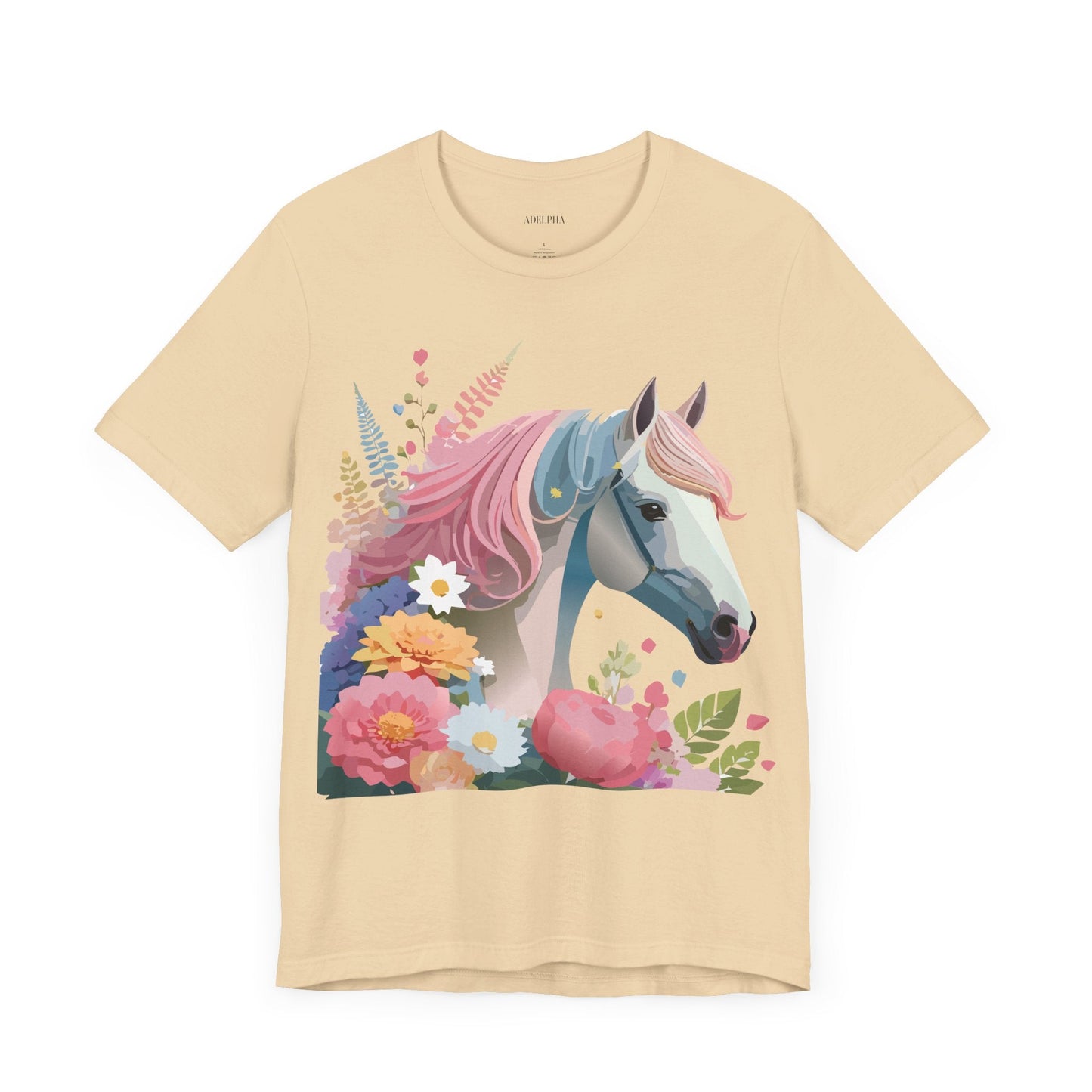 Horse Graphic Unisex 100 Cotton Vintage Animal Art T-Shirt 3