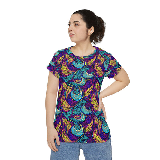 Abstract Print Shirt, Shirt with Abstract Print
