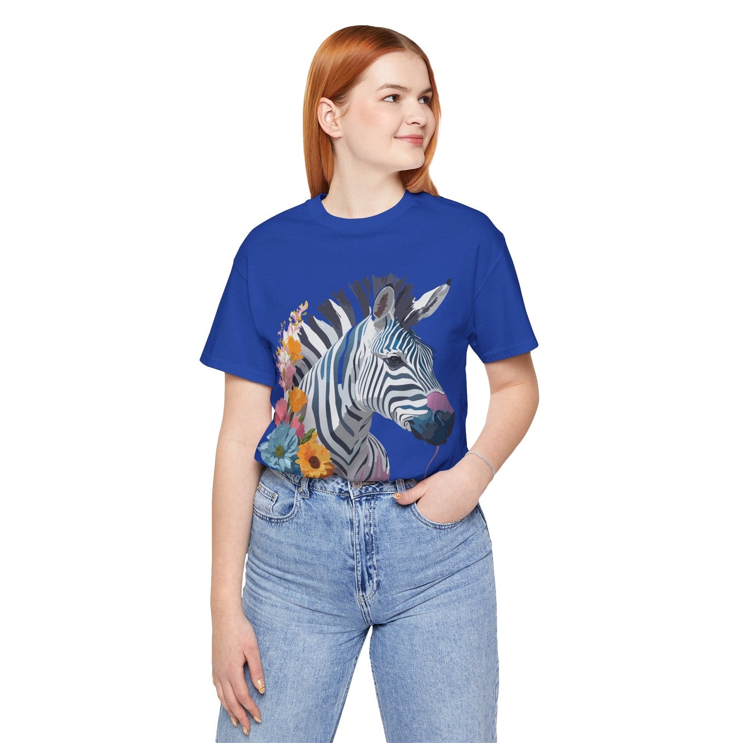 Adelpha Zebra Graphic T Shirt Unisex Vintage Inspired Art Short Sleeve Premium Soft Cotton