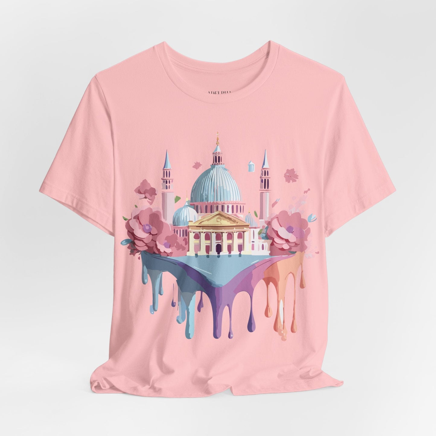 Venice Tourist Graphic Tee Unisex Vintage Inspired Artwork Short Sleeve