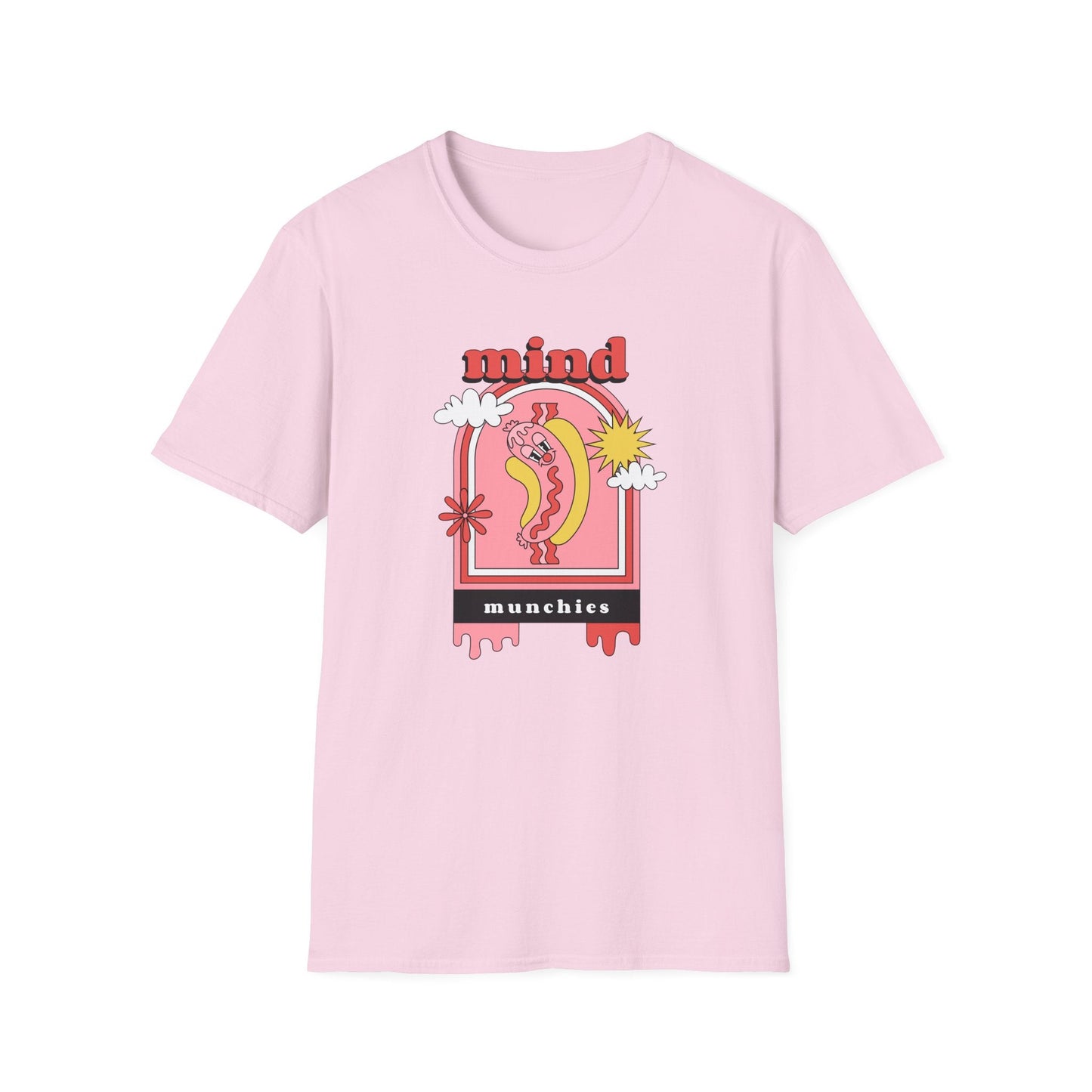 Funny Food T Shirt Unisex Softstyle Gildan 64000 100 Percent Ring Spun Cotton Lightweight Comfort