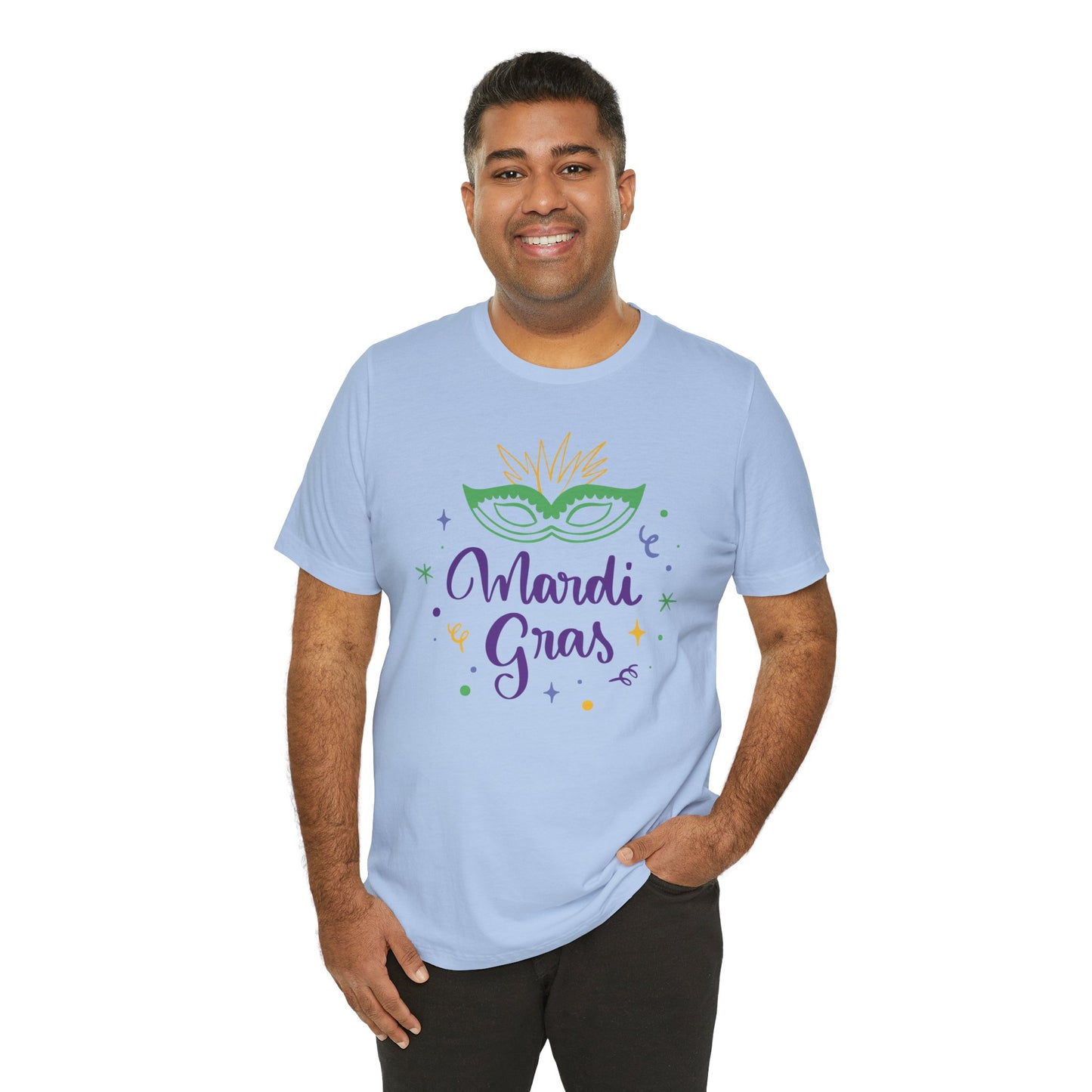 Tee-shirt en coton unisexe pour Mardi Gras