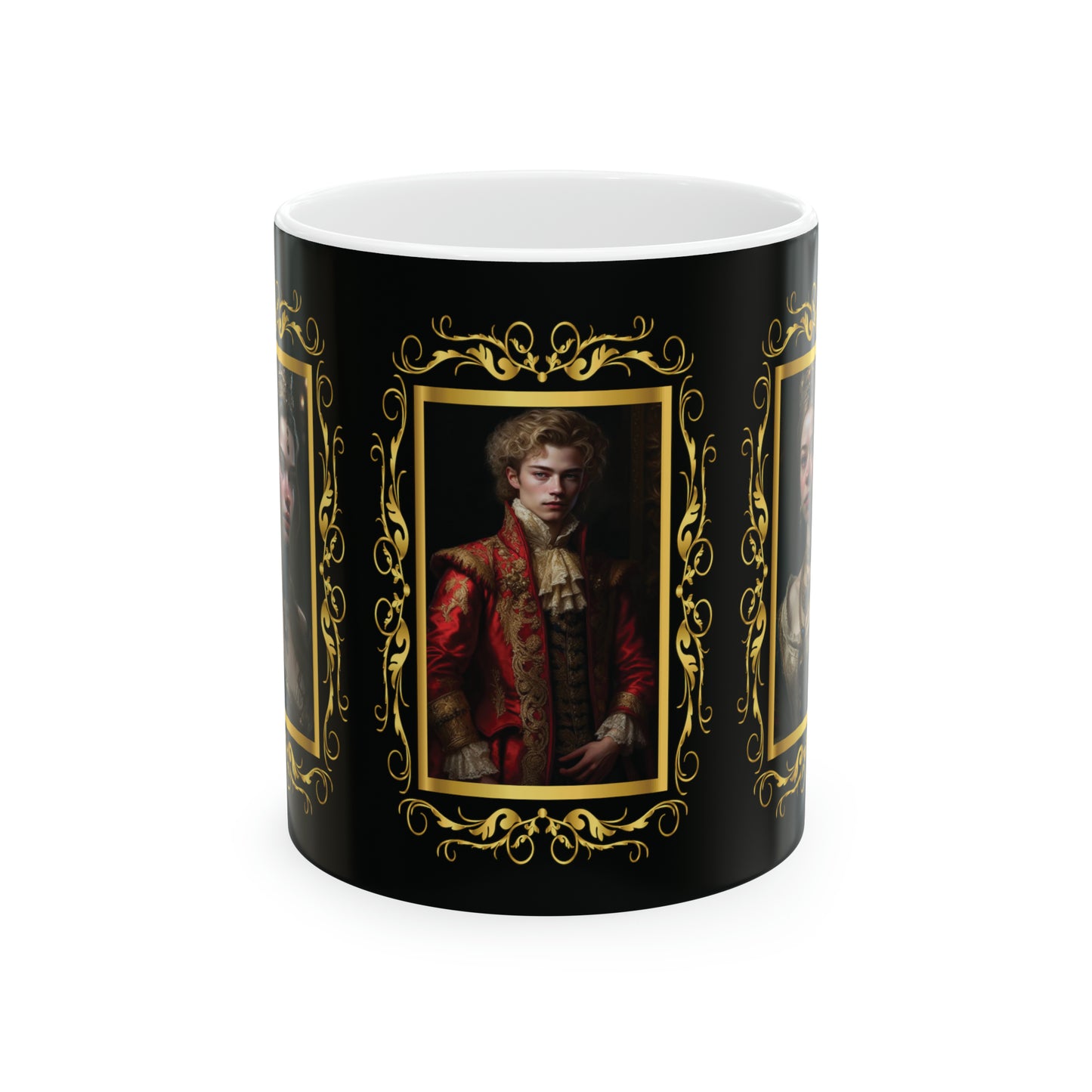 Tasse à café et à thé avec portraits antiques