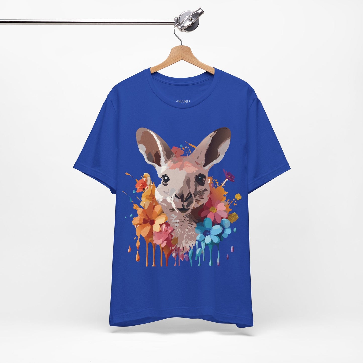 Kangaroo Graphic T Shirt Unisex Adelpha Art Design Vintage Inspired Tee With Original Artwork