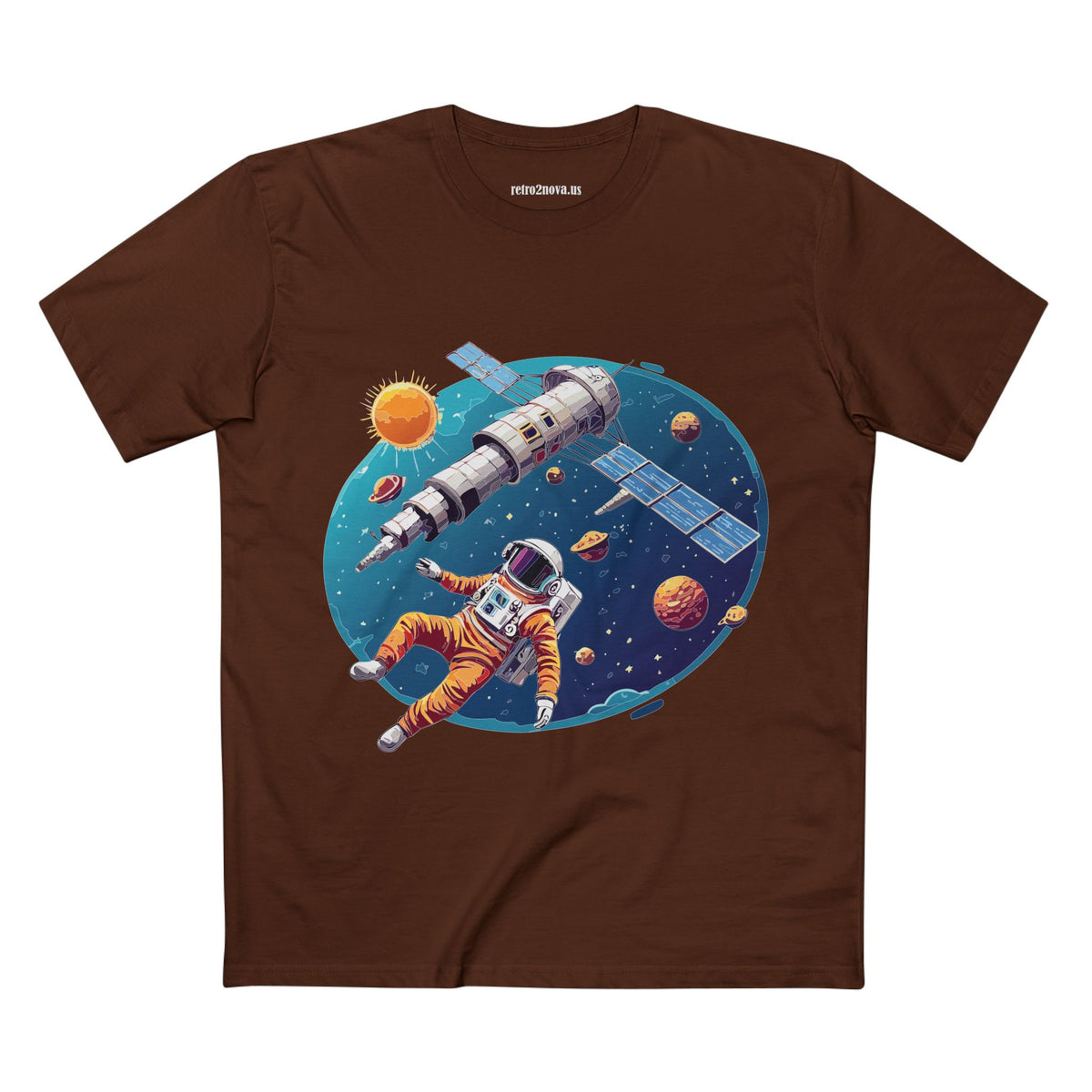 Cosmos Astronaut Graphic Tee Staple Unisex 100 Cotton Tee Shirt - CS-23
