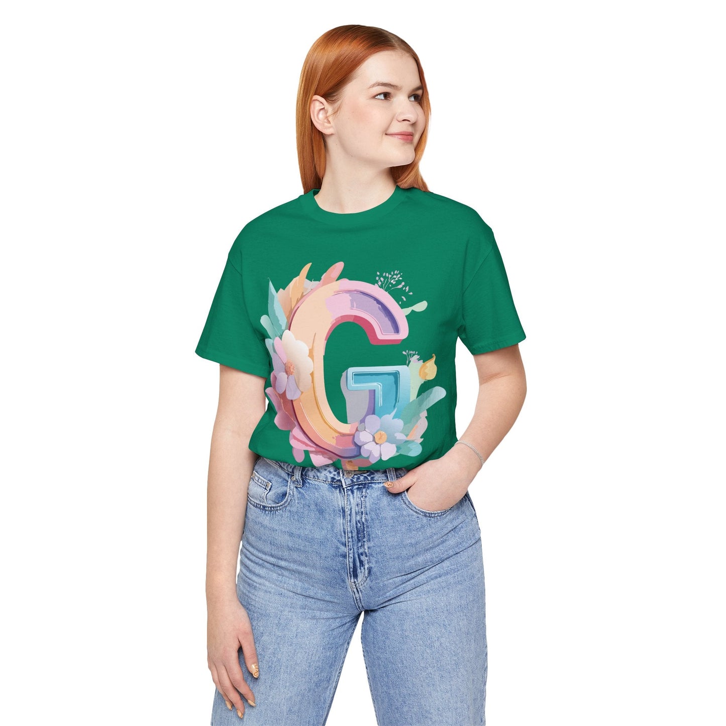 Letter G Shirt Unisex Graphic Tee by Adelpha Vintage Inspired Artwork for Everyday Style