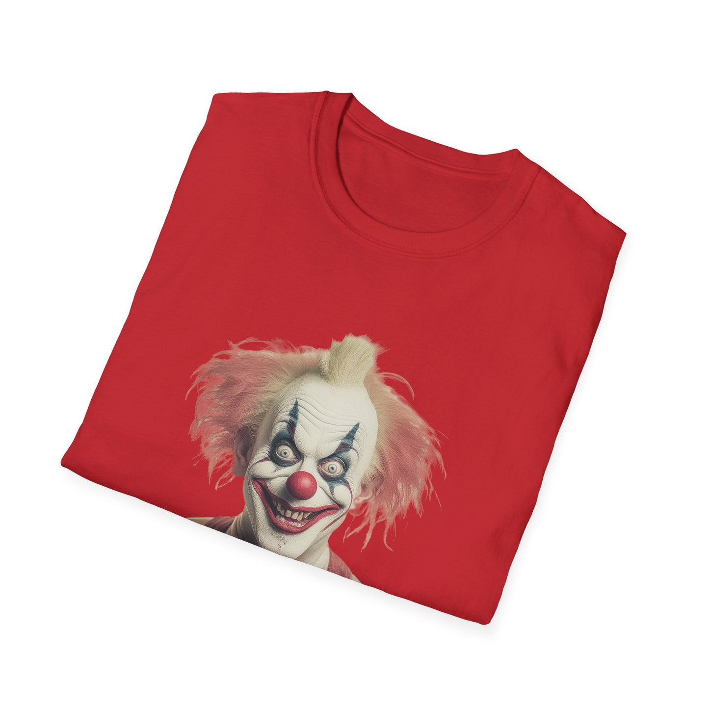 Clown Shirt Circus Tee Gildan Softstyle 64000 One Hundred Percent Ring Spun Cotton Lightweight