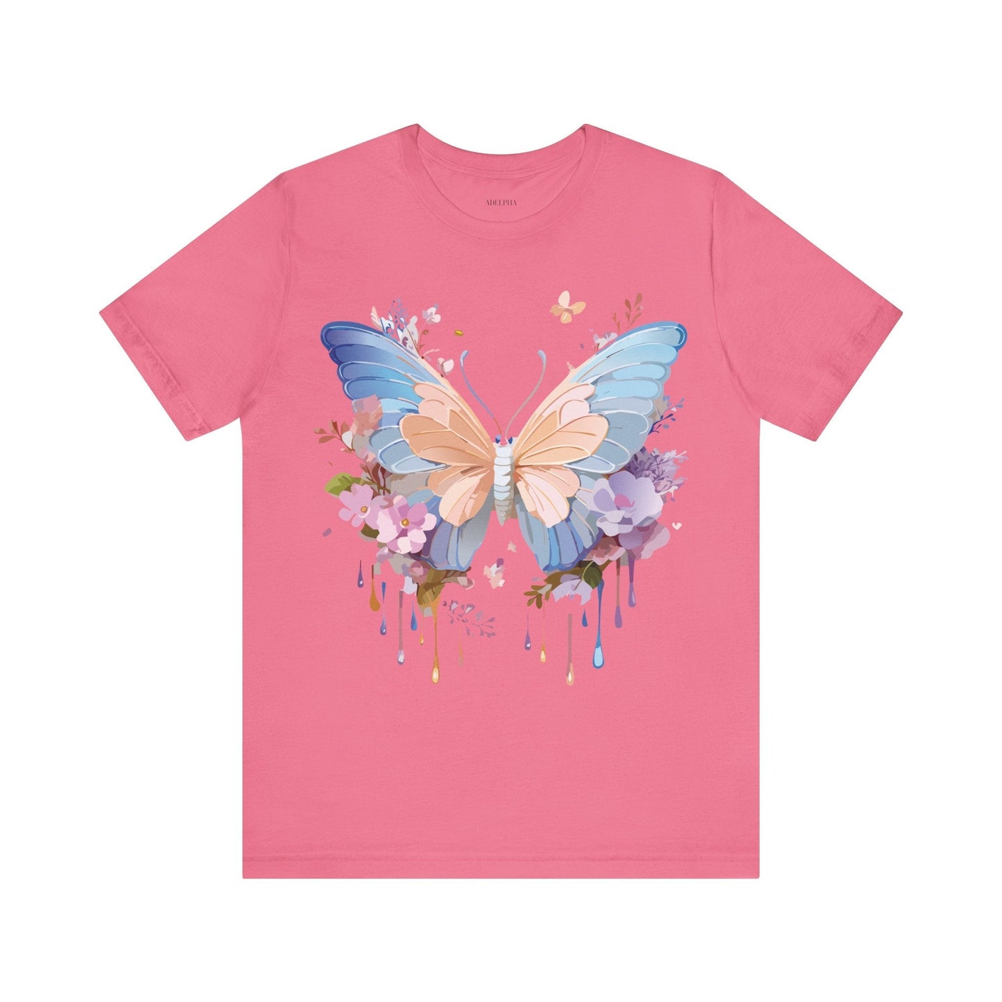 Butterfly Graphic Tee Unisex Jersey Short Sleeve Art Design Adelpha