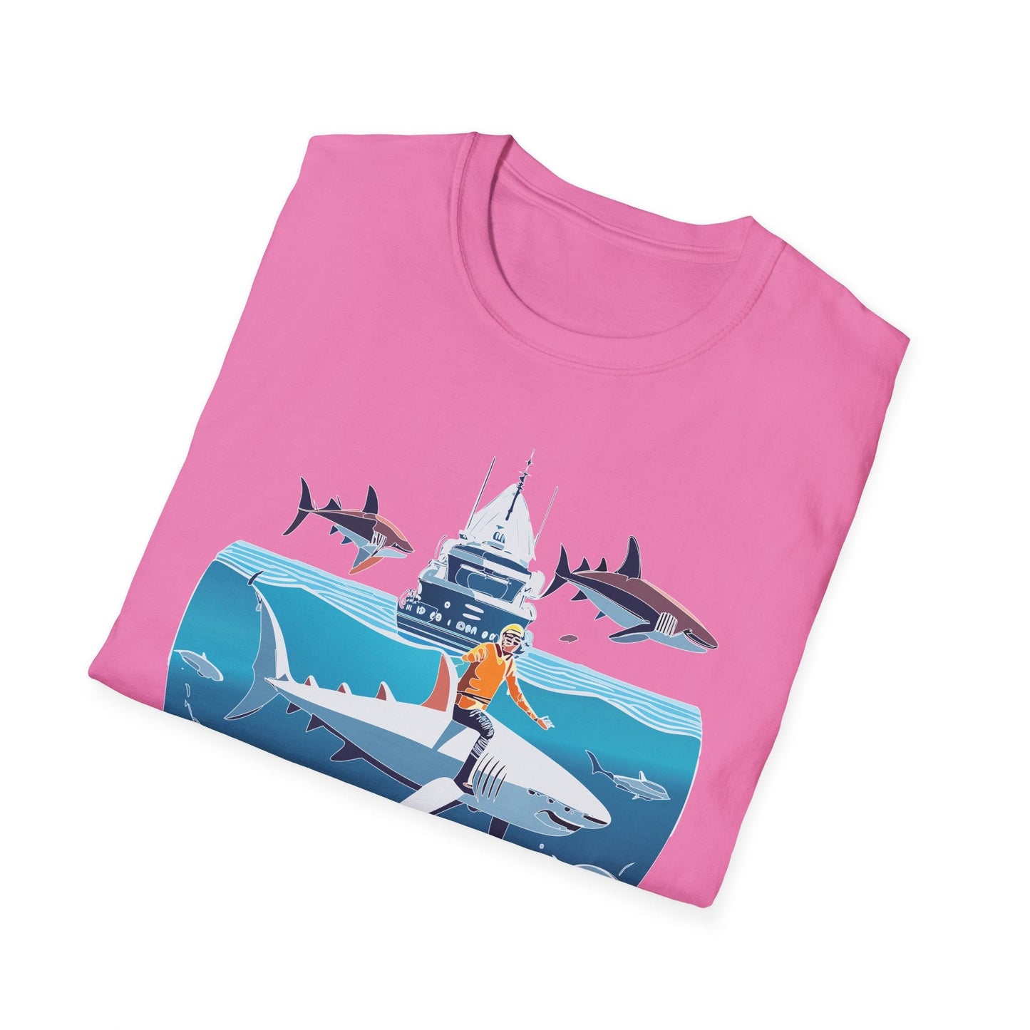 Ocean Graphic Unisex Softstyle Cotton Tee 3
