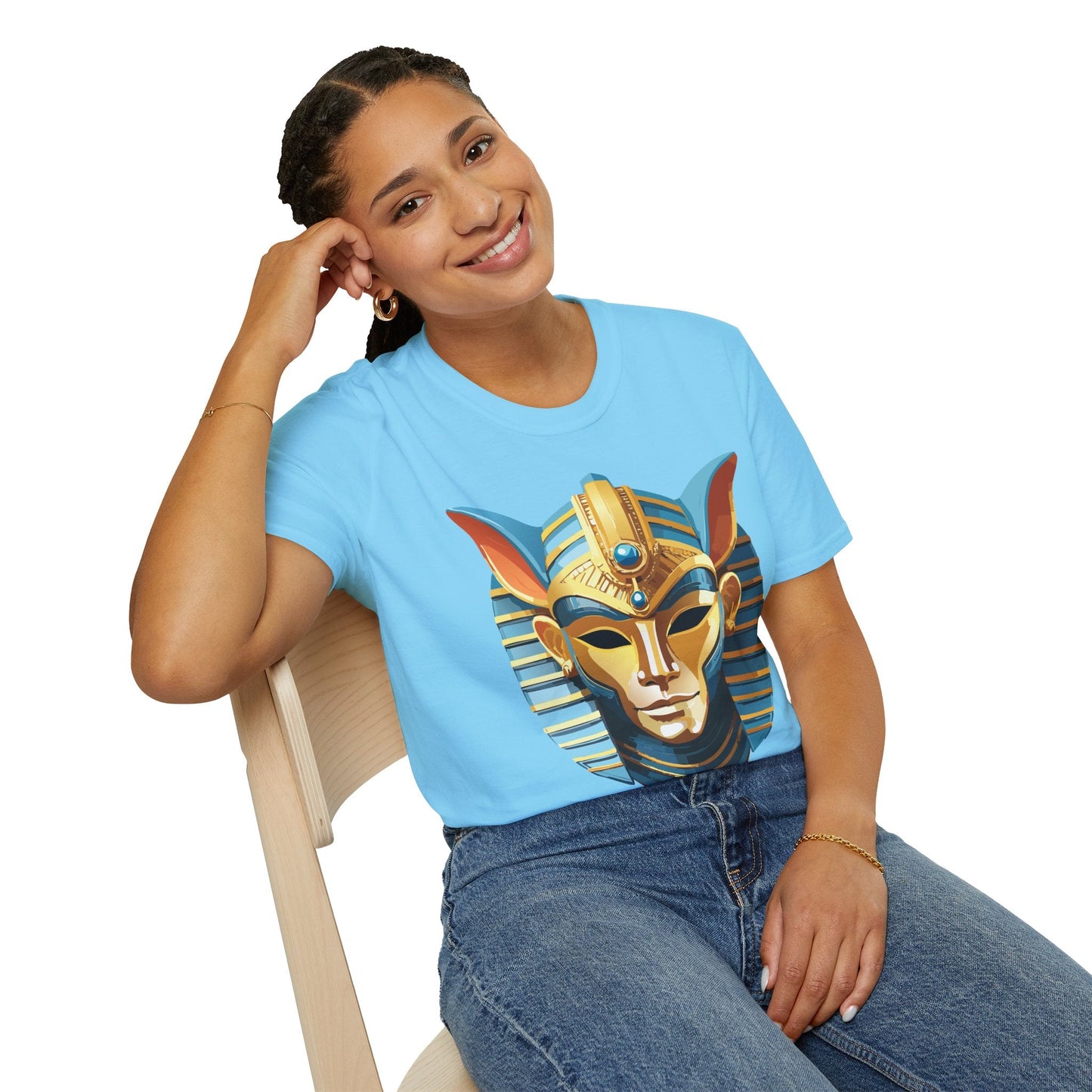 Mask Graphic Unisex Cotton Masquerade Design Artwork Tee 22