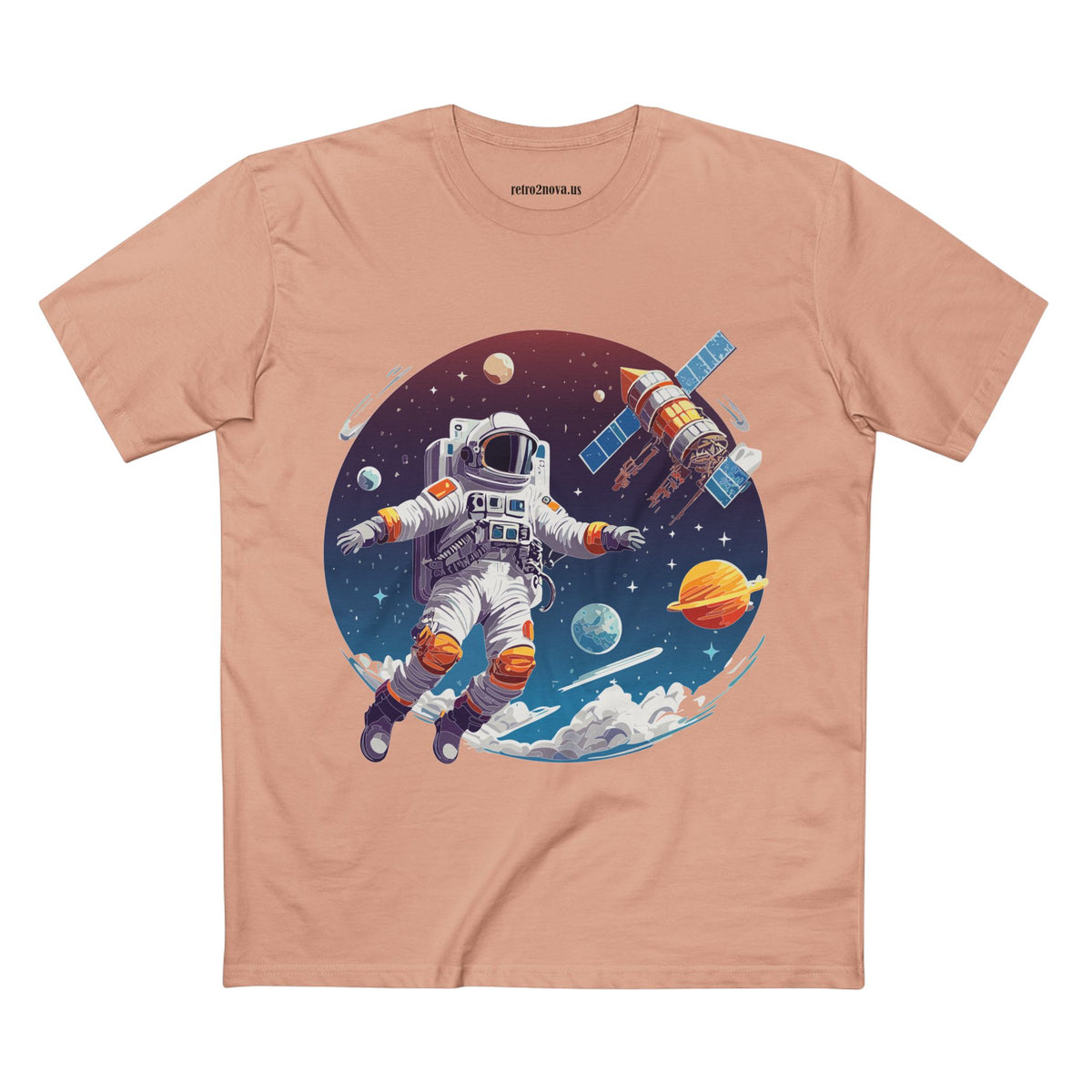 Cosmos Astronaut Graphic Tee Staple Unisex 100 Cotton Tee Shirt - CS-34