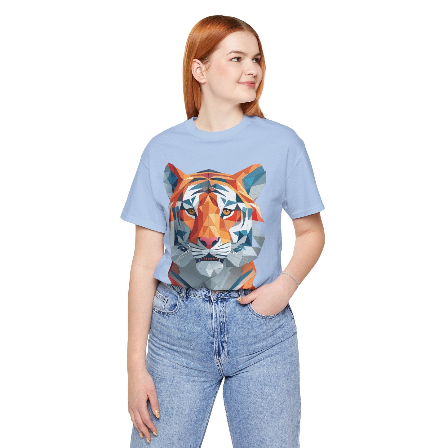 Unisex Animal Shirt With Art Design And Wildlife Theme Short Sleeve Tee For Everyday Wear