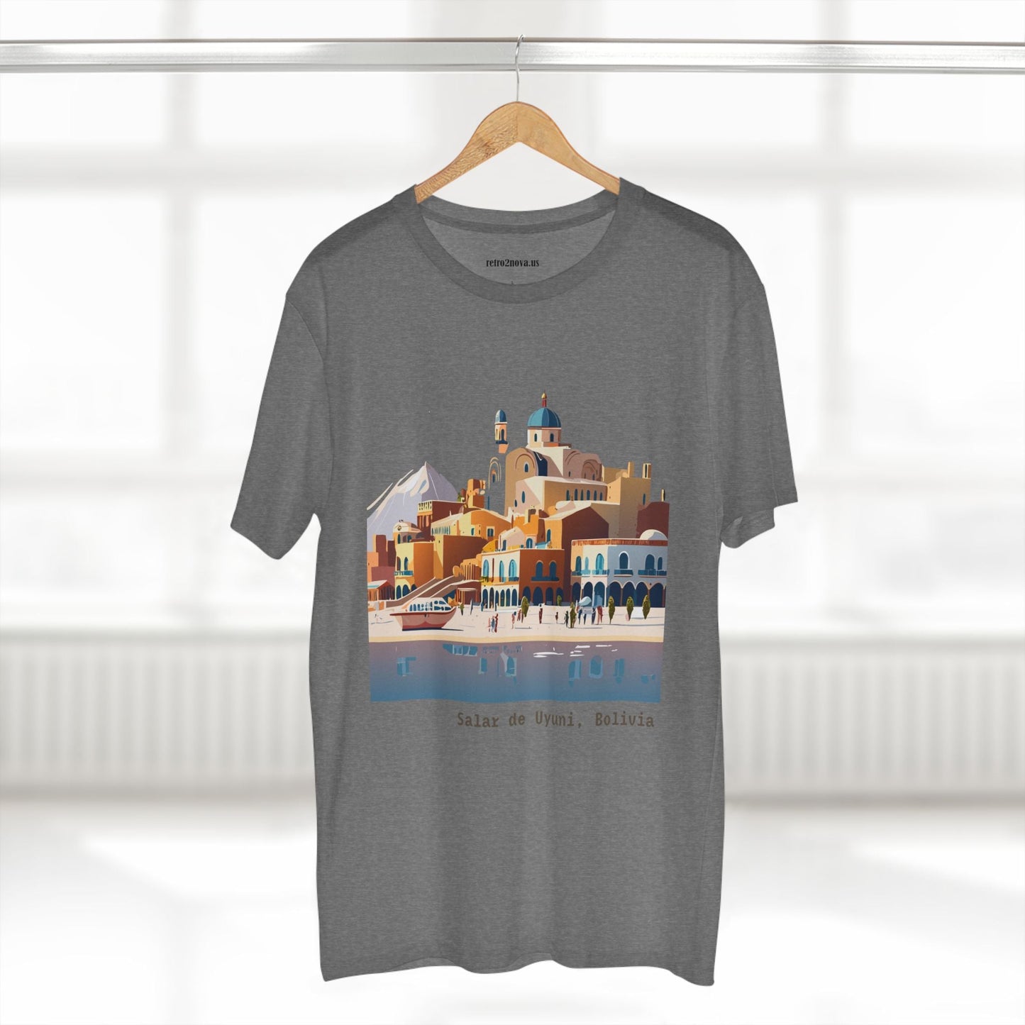 Bolivia Travel Shirt Unisex Premium Cotton Art Tee TT17 Retro2Nova Original Art Design Collection