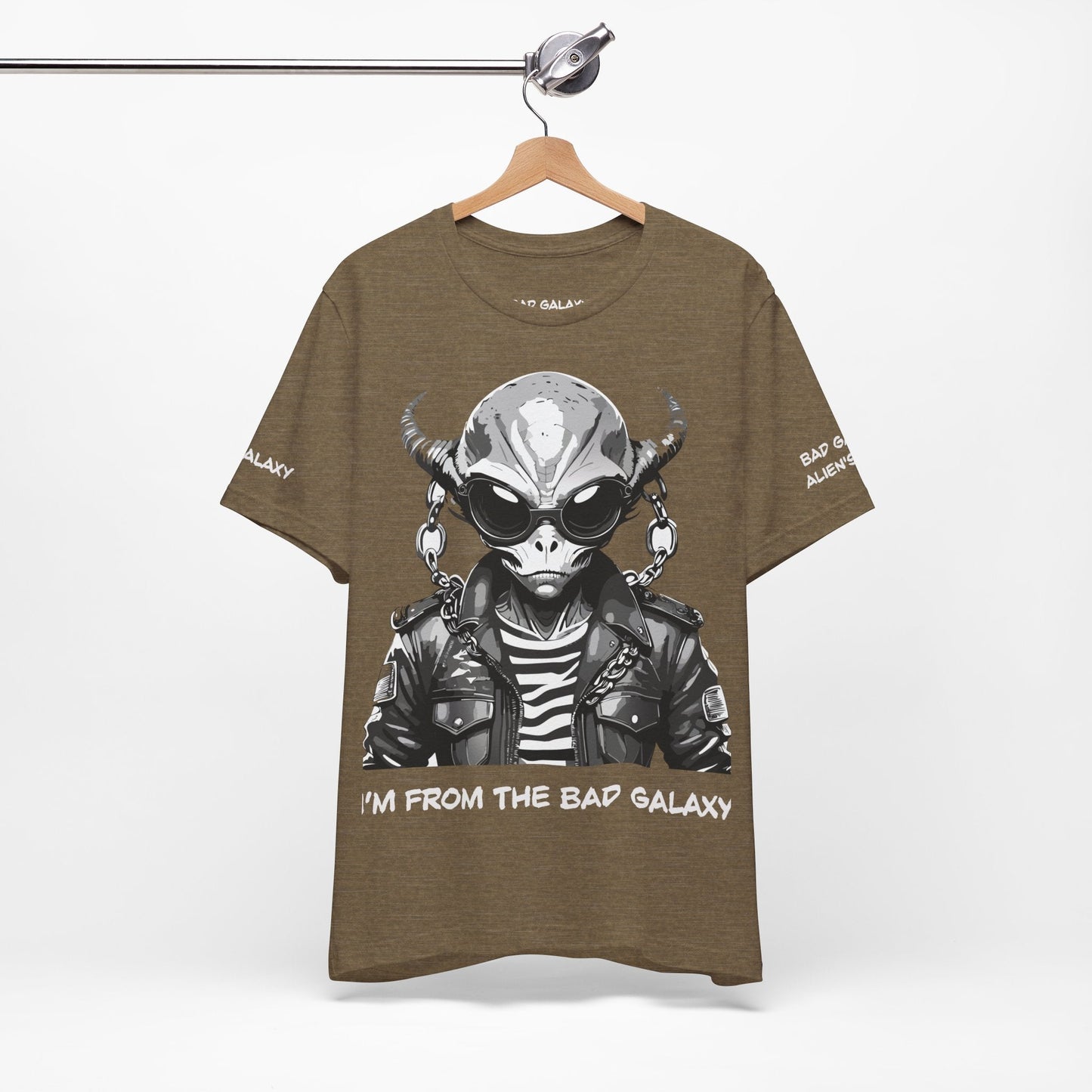 Alien T Shirt From Bad Galaxy Graphic Tee With Free Shipping Lightweight 100 Cotton USA Made