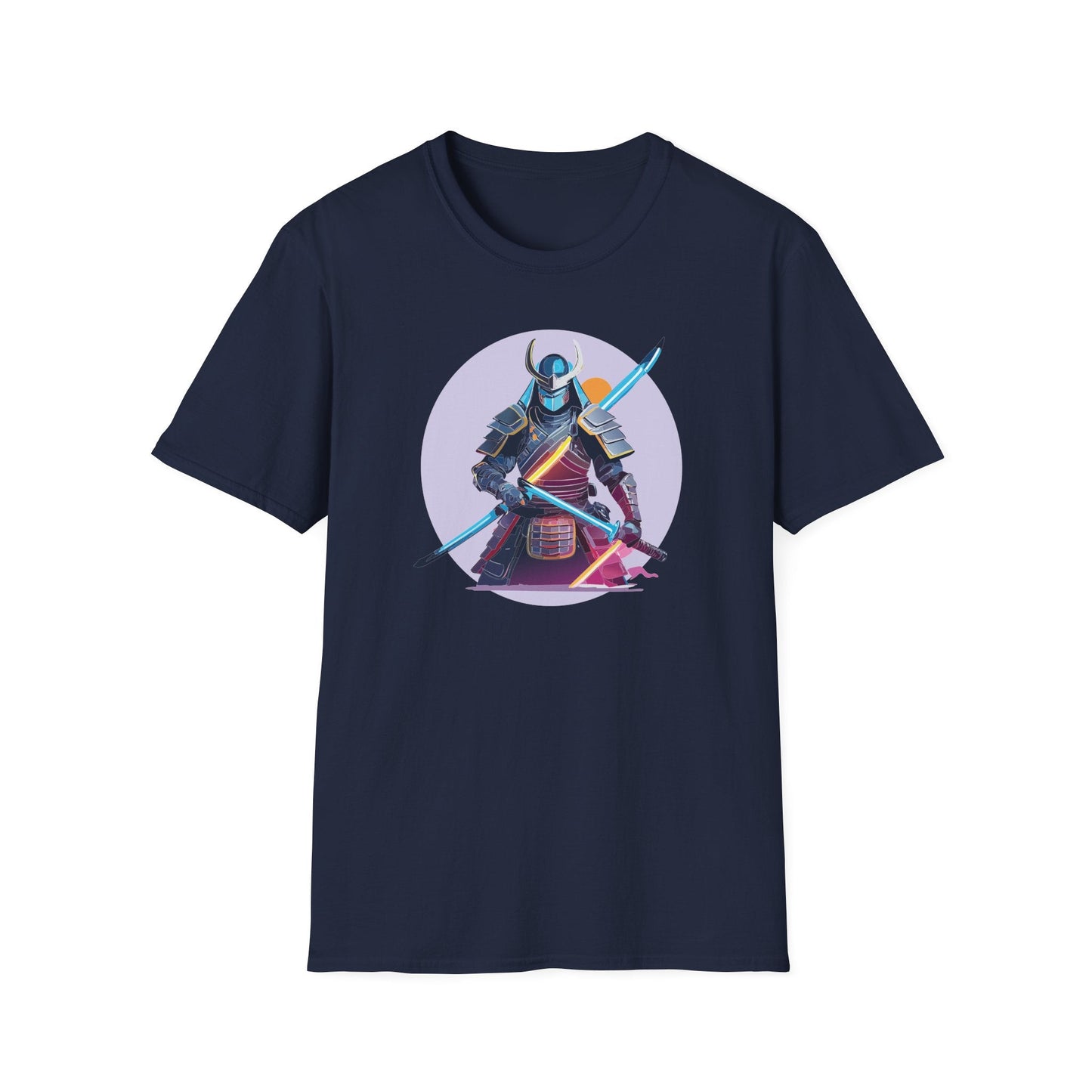 Samurai Shirt Unisex Gildan Softstyle Tee 100 Percent Cotton Lightweight Comfort