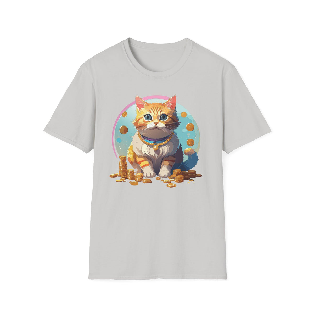 Lucky Cat Illustration T-Shirt | "I'm a lucky cat" design
