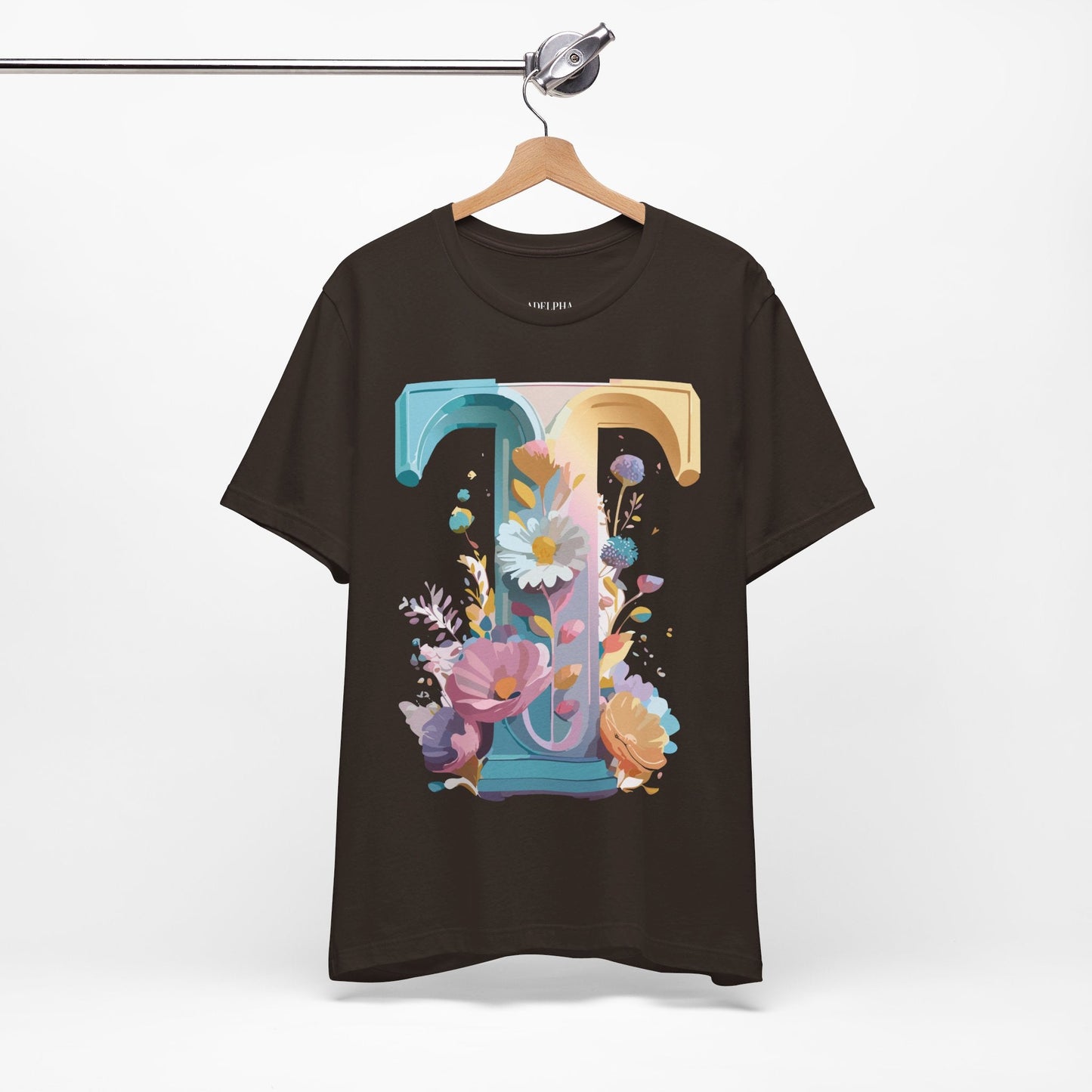 Unisex Graphic T Shirt Letter Shirt Adelpha Vintage Inspired Art Tee Short Sleeve