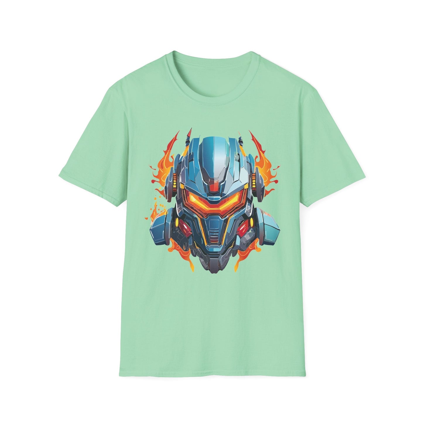 Cyborg Tee Unisex Robot Terminator Shirt Softstyle Gildan 64000 Short Sleeve Art Design