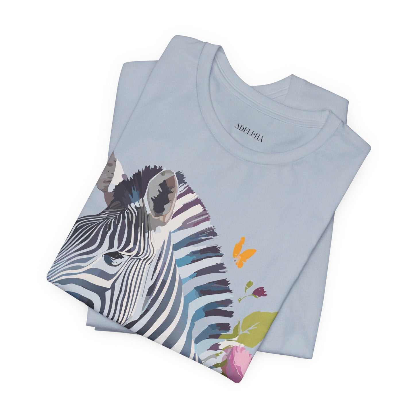 Adelpha Zebra Graphic Tee Unisex Short Sleeve Shirt Vintage Inspired Artwork Limited Edition