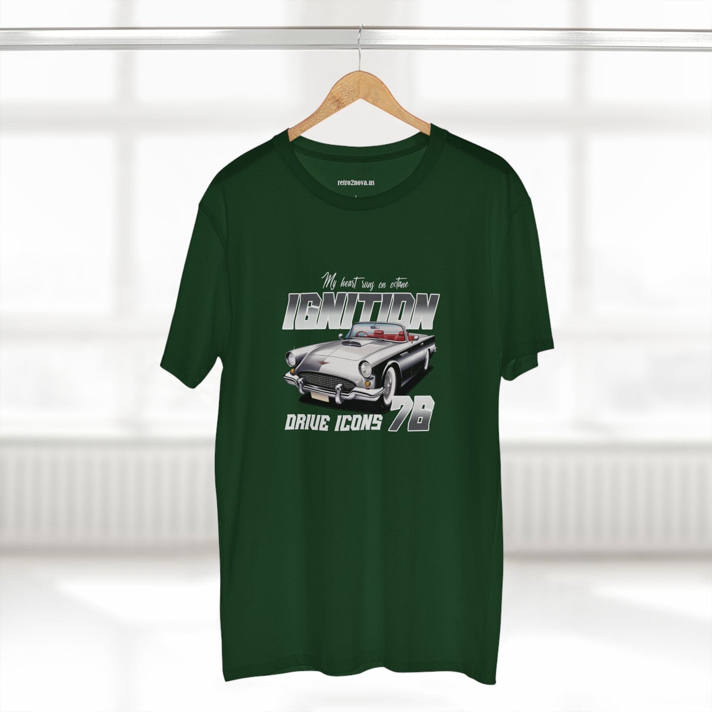 Retro Car Shirts Vintage Car Shirts RC11 Unisex Premium Cotton Tee With Original Art Design