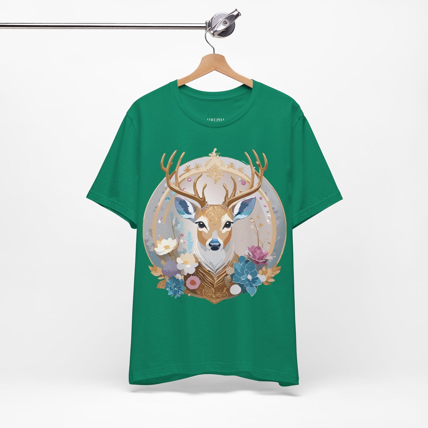 Medallion Graphic Unisex 100 Cotton Vintage Animal Medal Artwork Tee 71