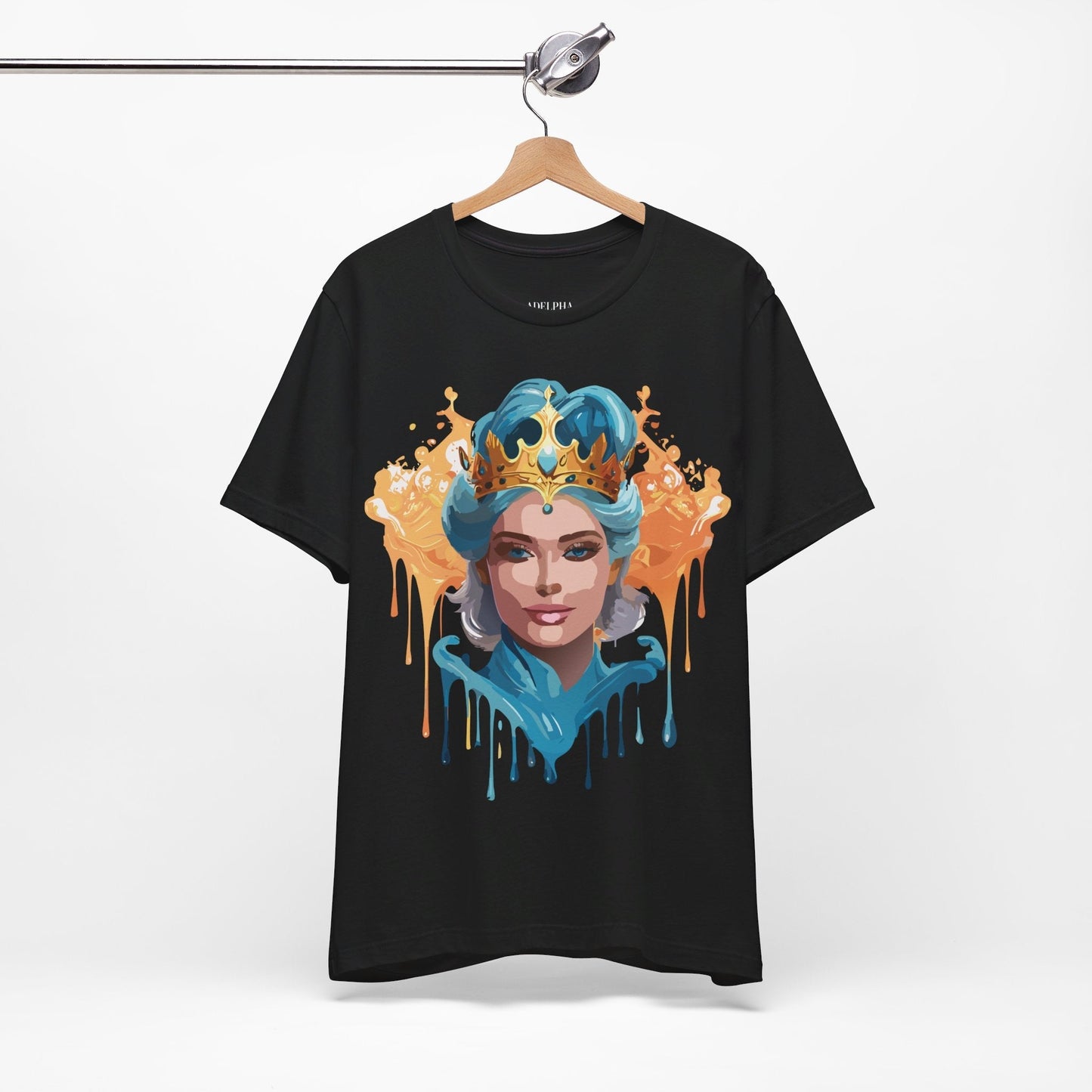 Queen Graphic Tee Unisex Jersey Short Sleeve Premium Quality Adelpha Vintage Inspired Artwork