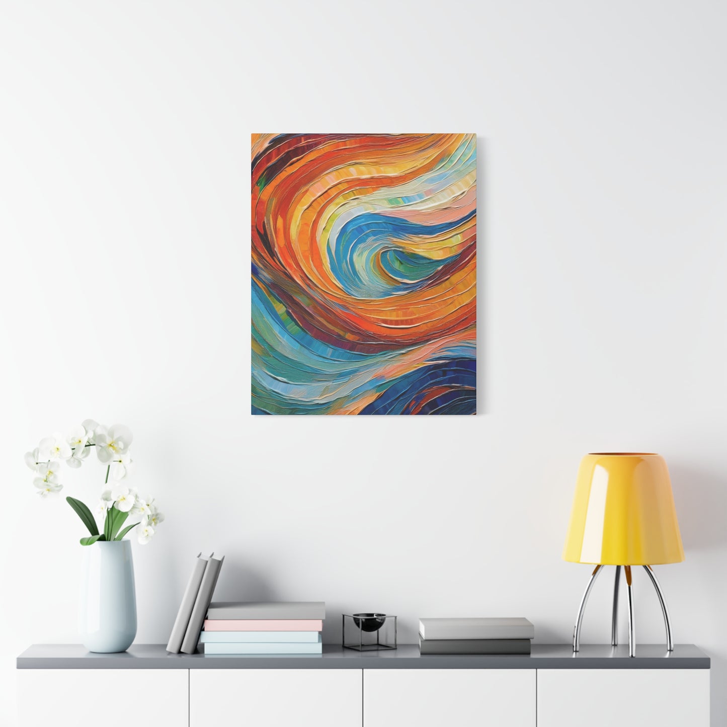 Abstract Oil Painting Print Canvas 20x24,20x30,24x30 24x32,24x36,30x40 32x48,36x48,40x60 Pine-Wood Inner Frame ABS-97