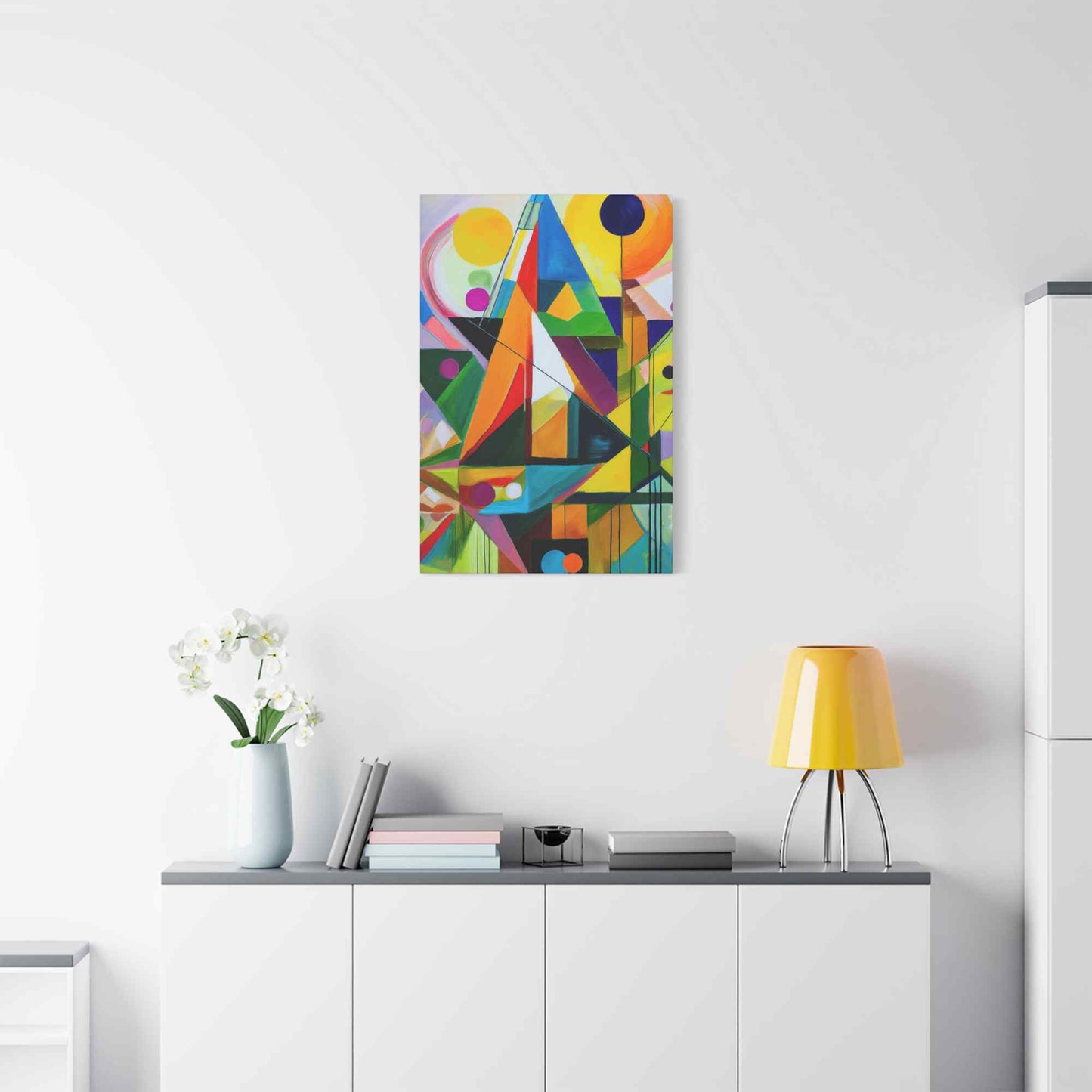 Abstract Painting Print Canvas 20x24,20x30,24x30, 24x32,24x36,30x40, 32x48,36x48,40x60 Pine-Wood Inner Frame ABS-13