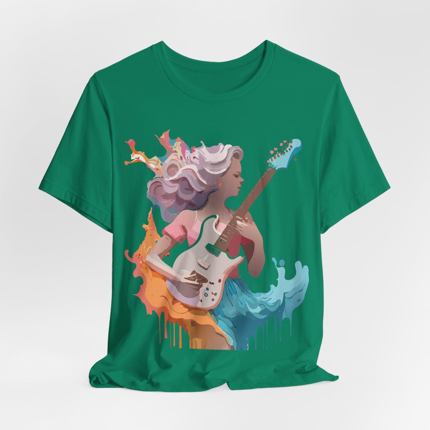 Adelpha Vintage Music Graphic Tee Unisex Short Sleeve Jersey Shirt for Everyday Wear